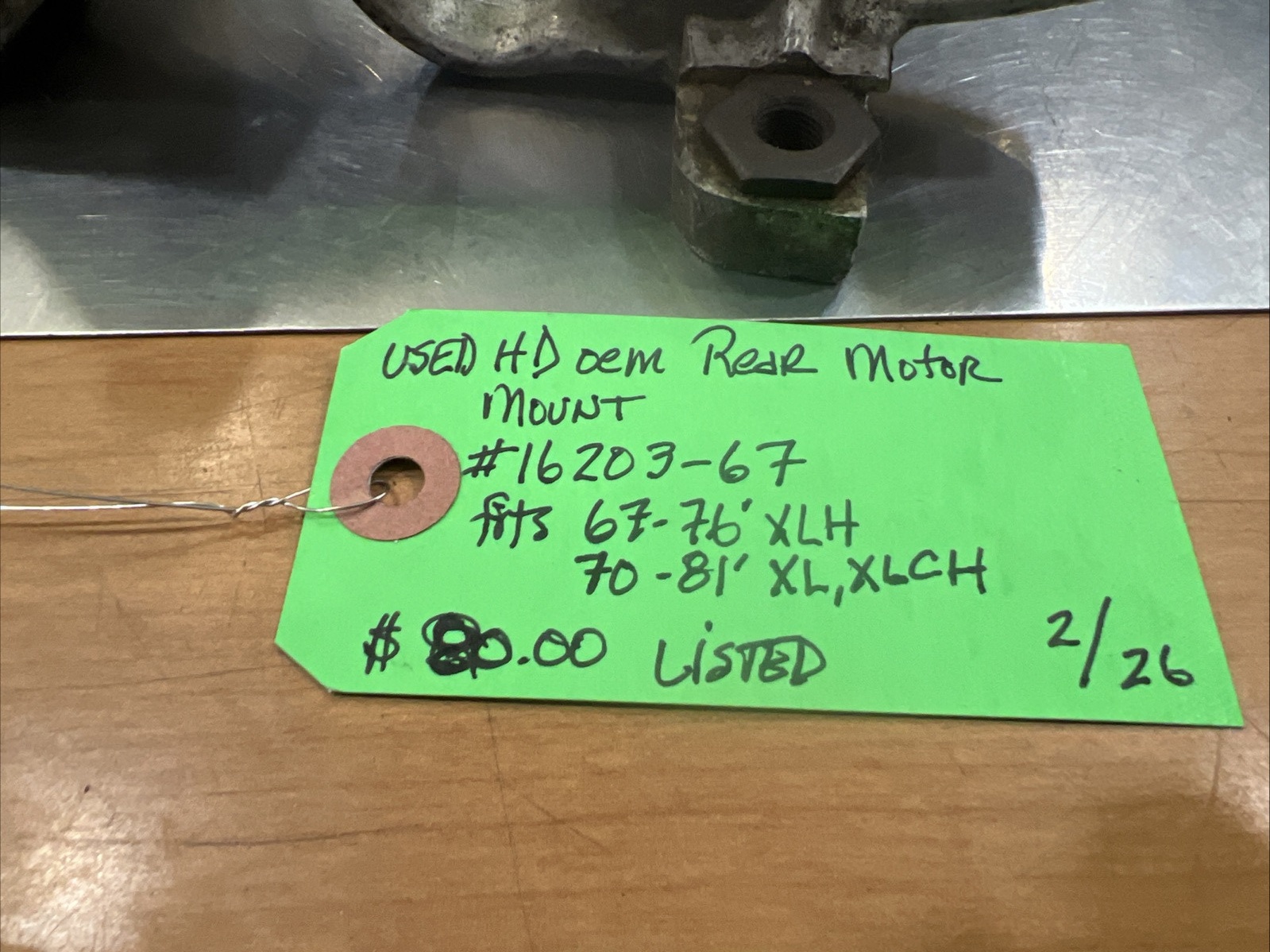 New Motorcycle Parts, New Parts