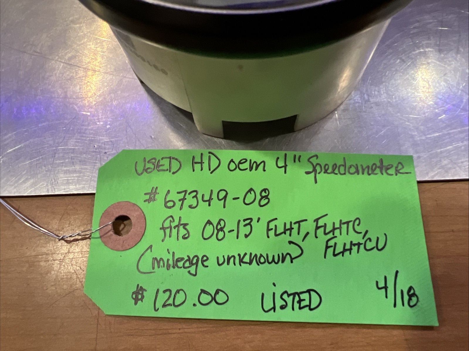 Harley Davidson oem 4” Speedometer #67349-08
