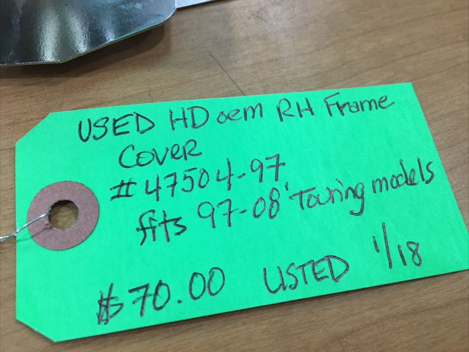 Harley Davidson oem RH Frame Cover #47504-97