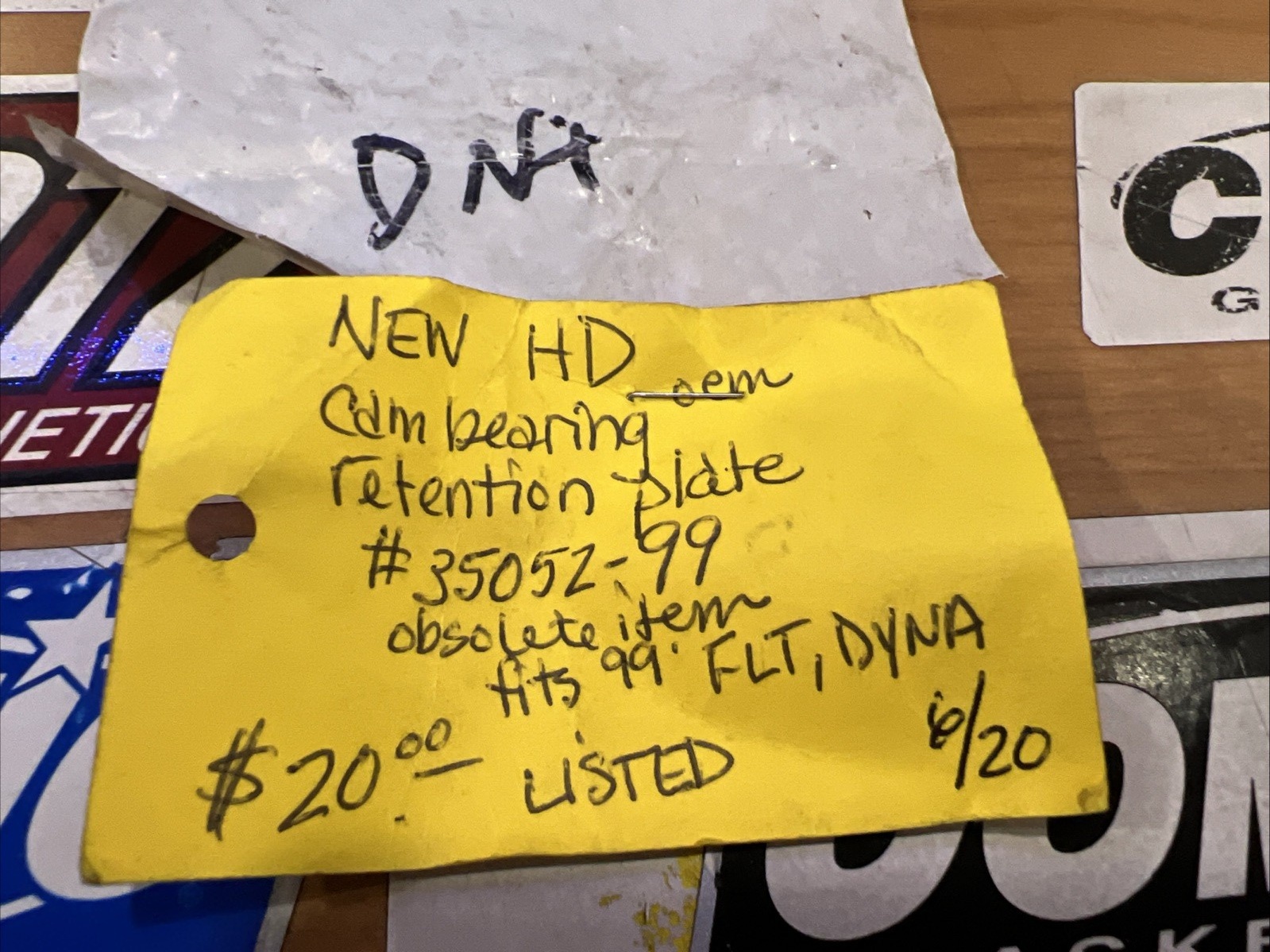 Harley Davidson oem Cam Bearing Retention Plate #35052-99