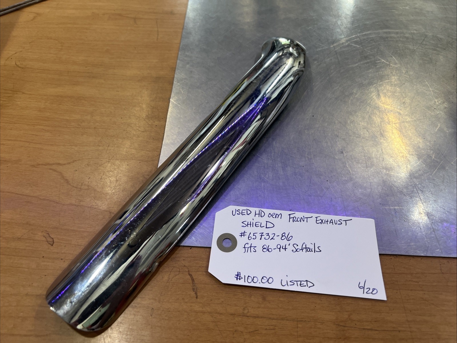 Harley Davidson oem Front Exhaust Shield #65732-86