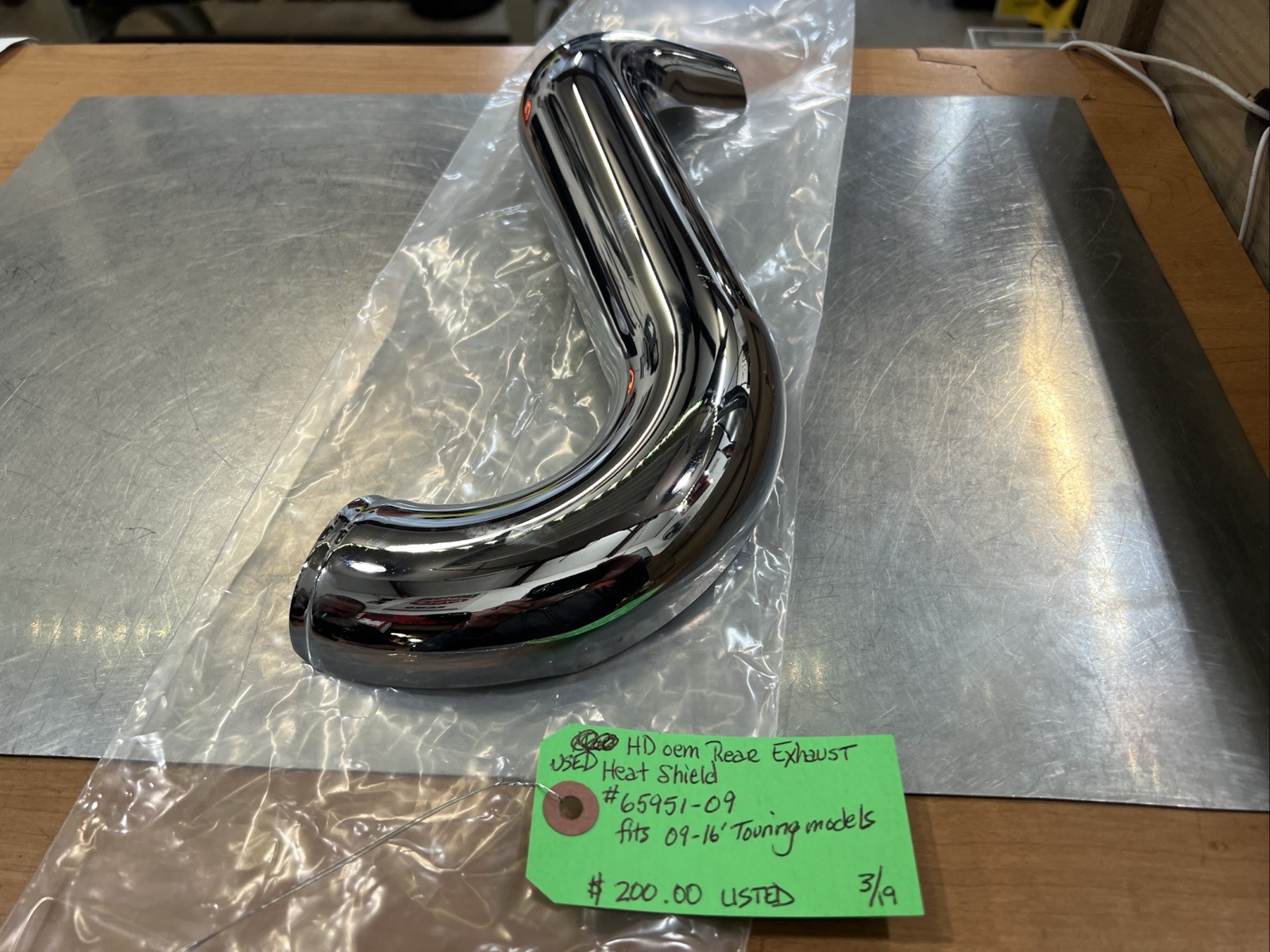 Harley Davidson oem Rear Exhaust Heat Shield #65951-09