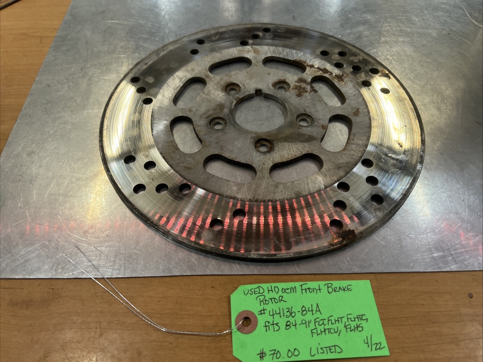 Harley Davidson oem Front Brake Rotor #44136-84A