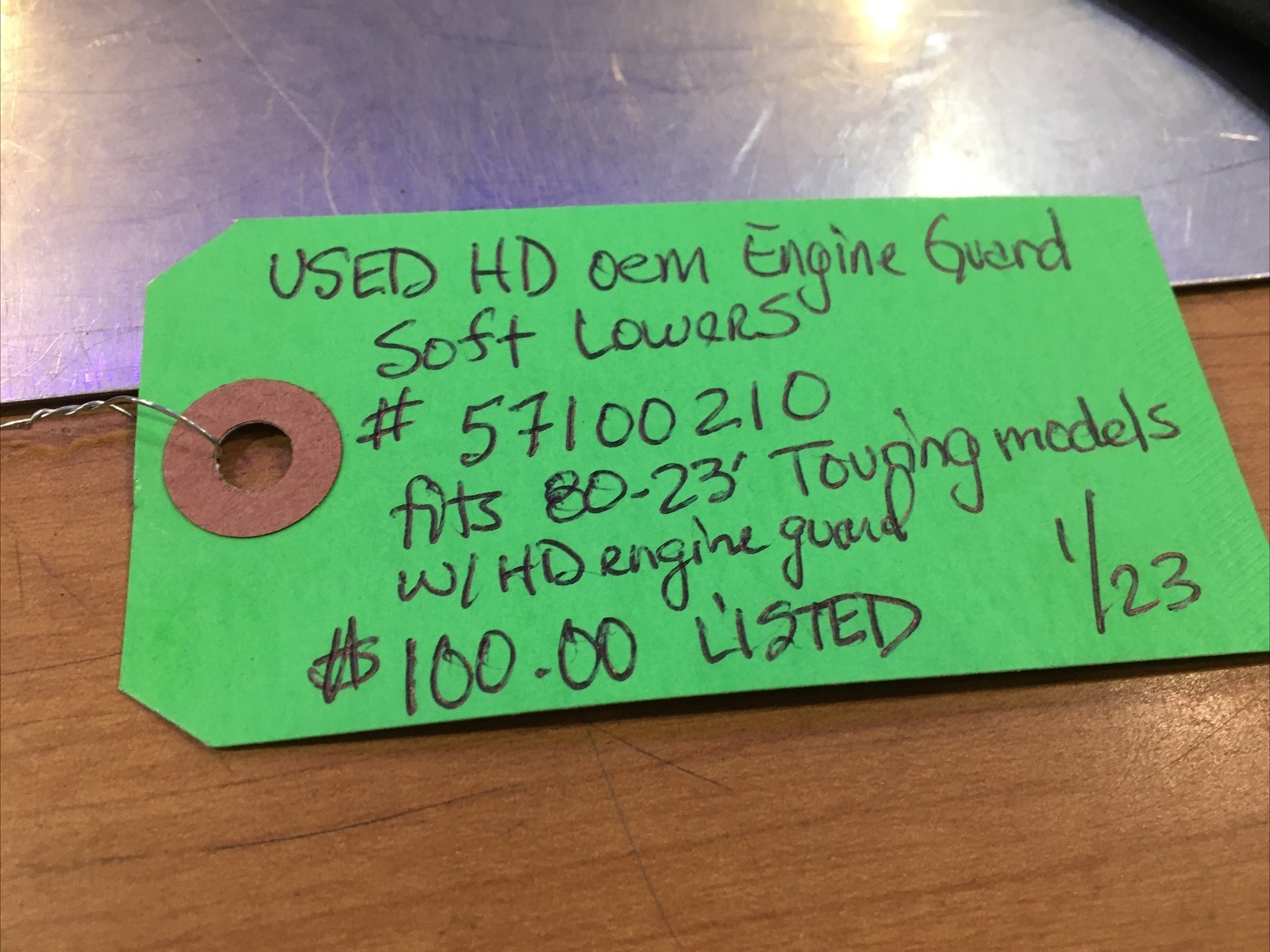 Harley Davidson oem Engine Guard Soft Lowers #57100210