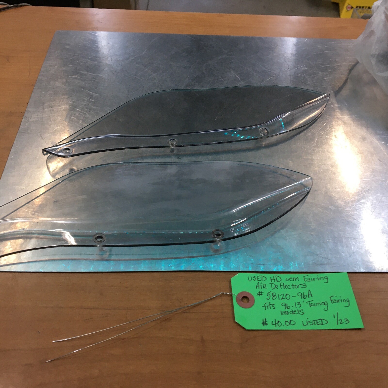 Harley Davidson oem Fairing Air Deflectors #58120-96A