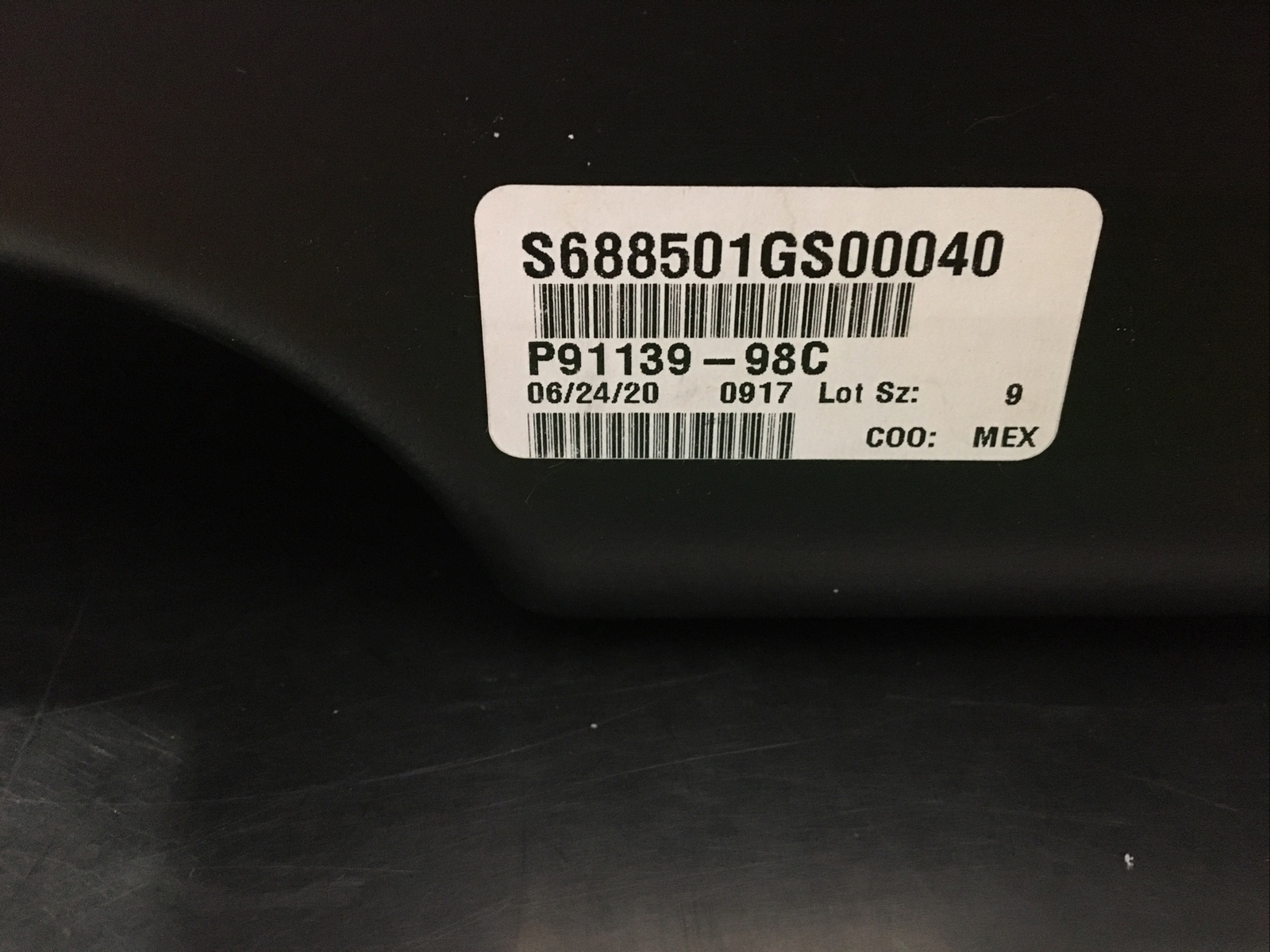 Harley Davidson oem LH FLHRC Saddlebag #91139-98C