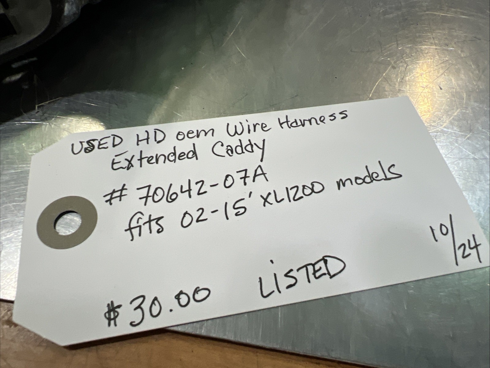 Harley Davidson oem Wire Harness Extended Caddy #70642-07A