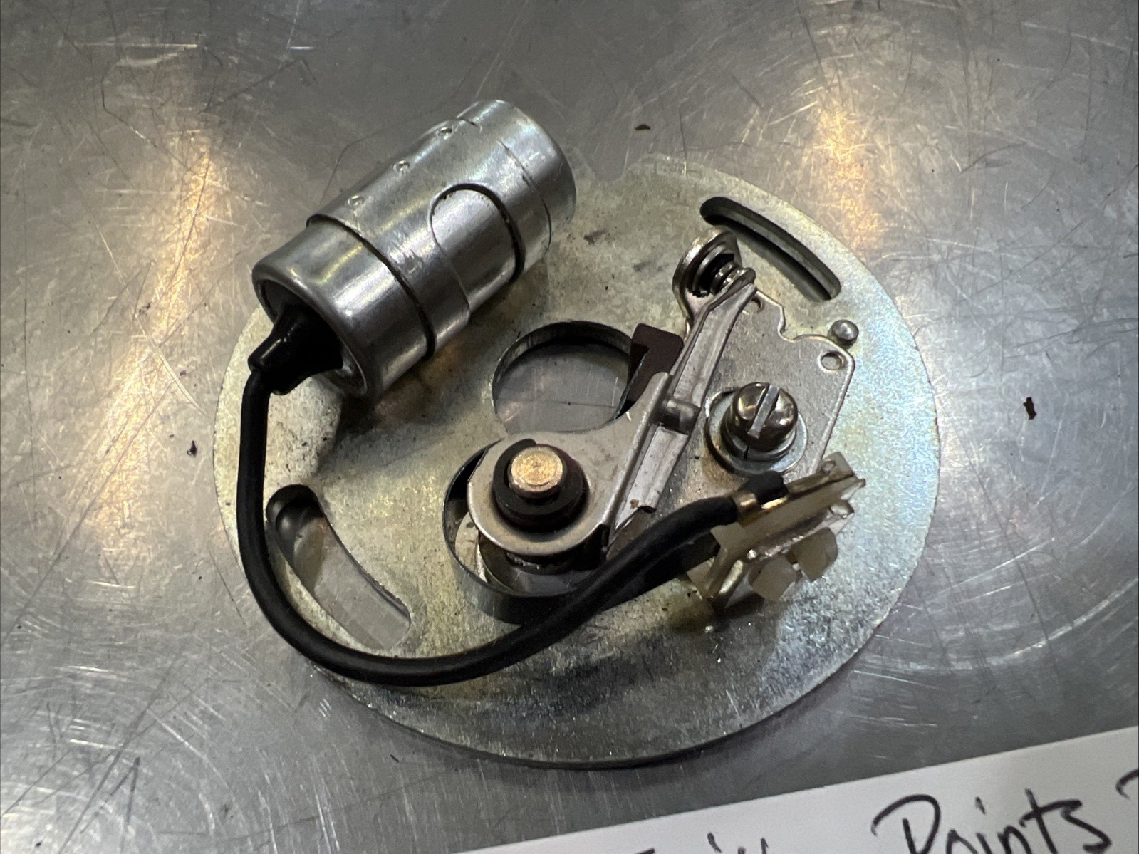 Harley Davidson Ignition Points Breaker Base Plate Assembly