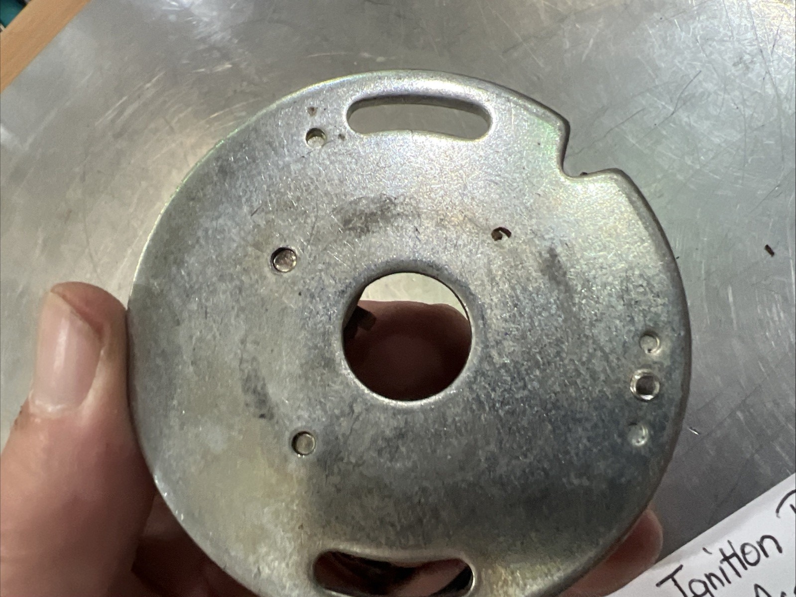 Harley Davidson Ignition Points Breaker Base Plate Assembly