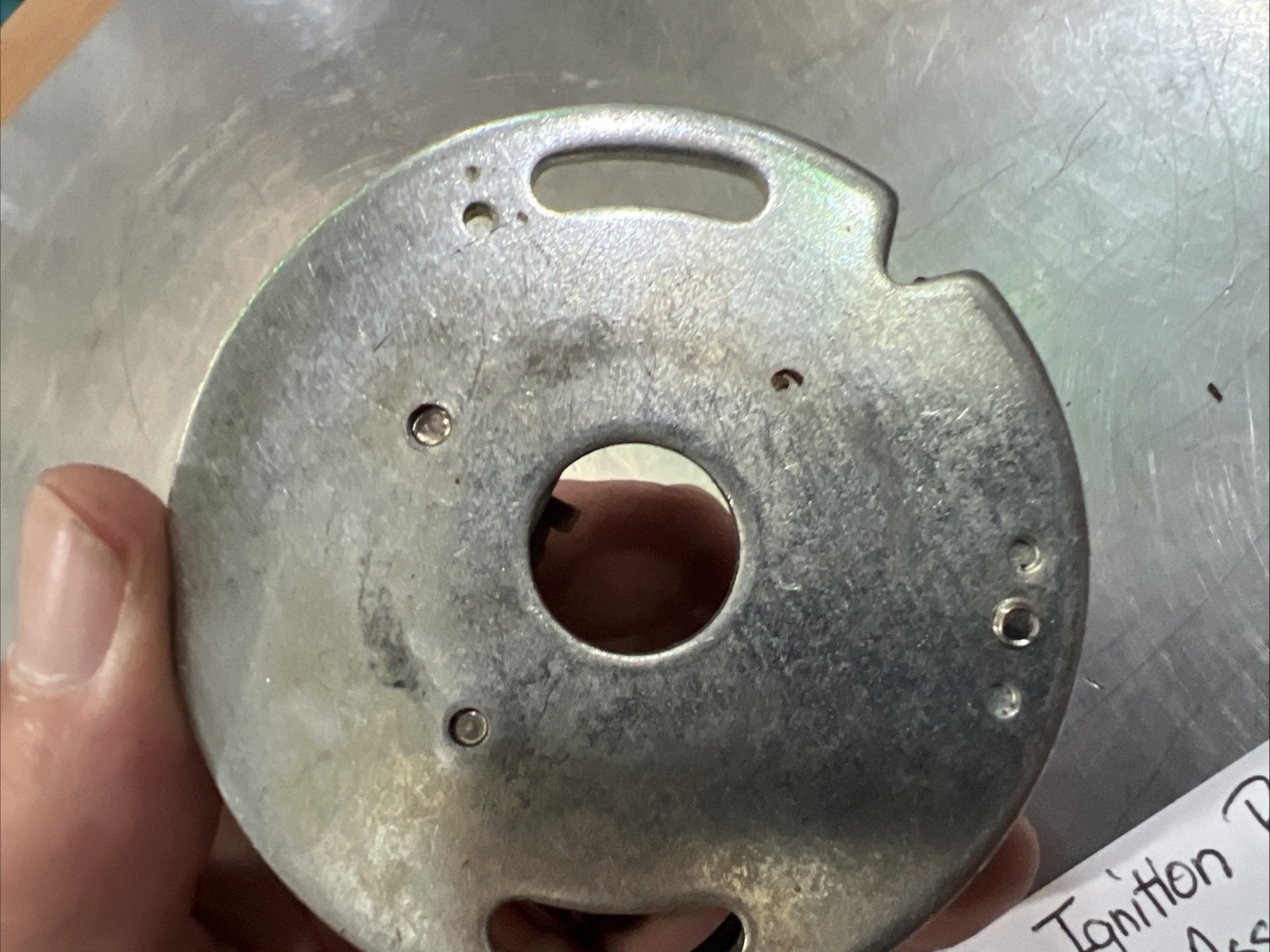 Harley Davidson Ignition Points Breaker Base Plate Assembly