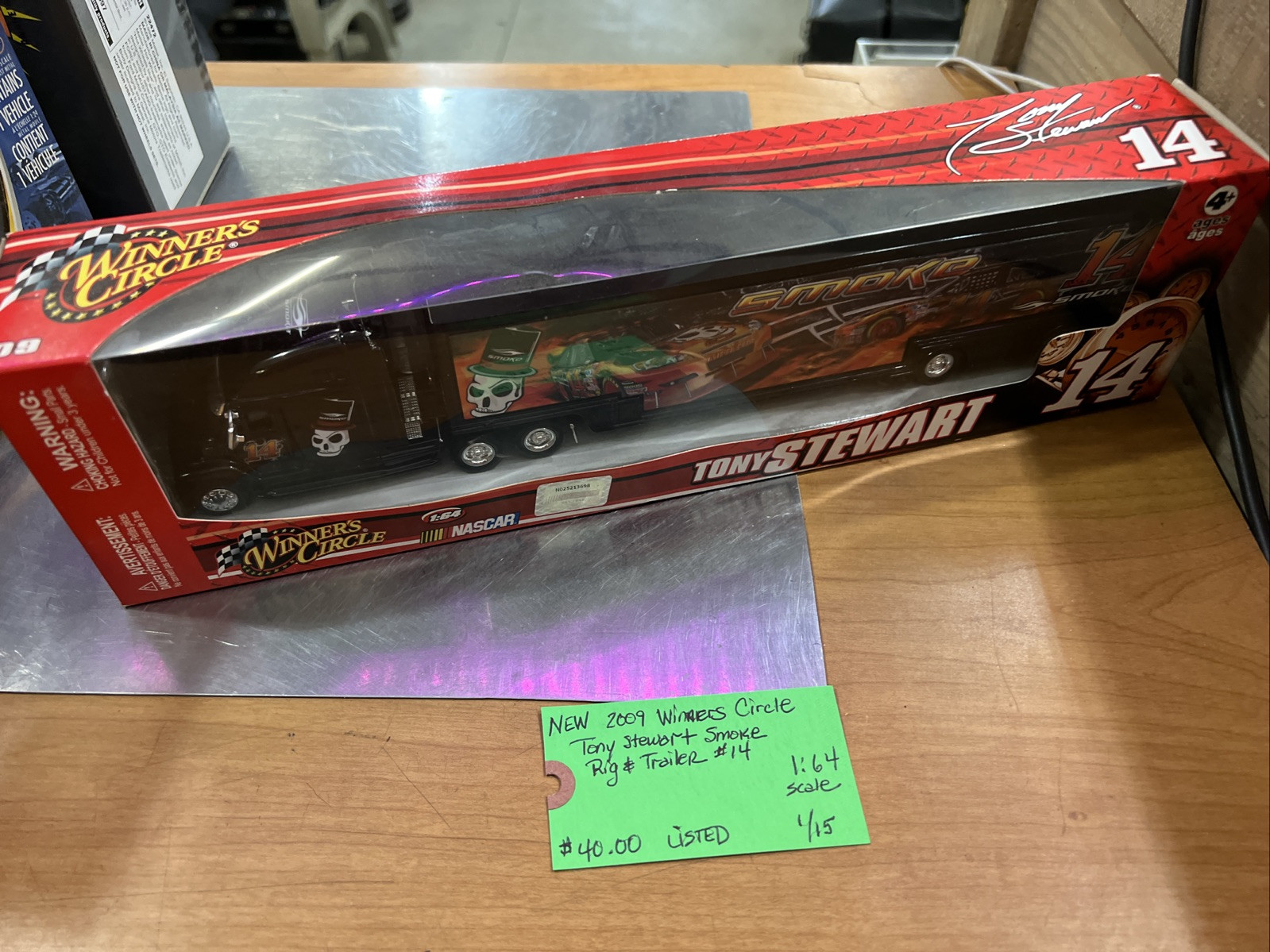 2009 Winners Circle Tony Stewart Smoke Trailer Rig 1/64