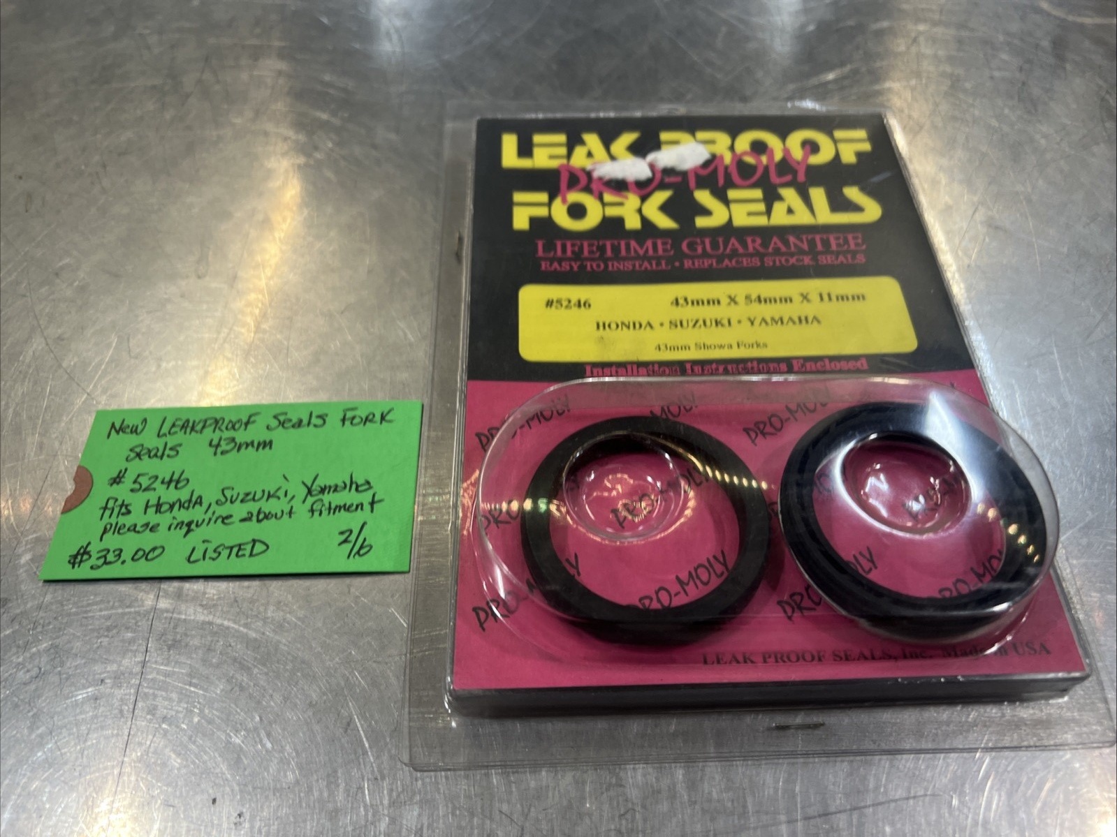 Leakproof Seals Fork Seals 43mm #5246 | Knobtown Cycle