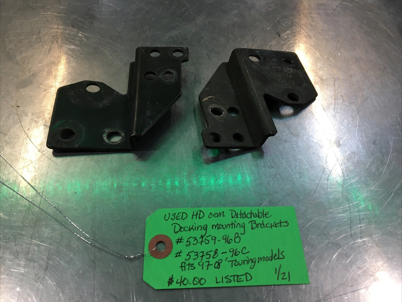 Harley Davidson oem Detachable Docking Mounting Brackets