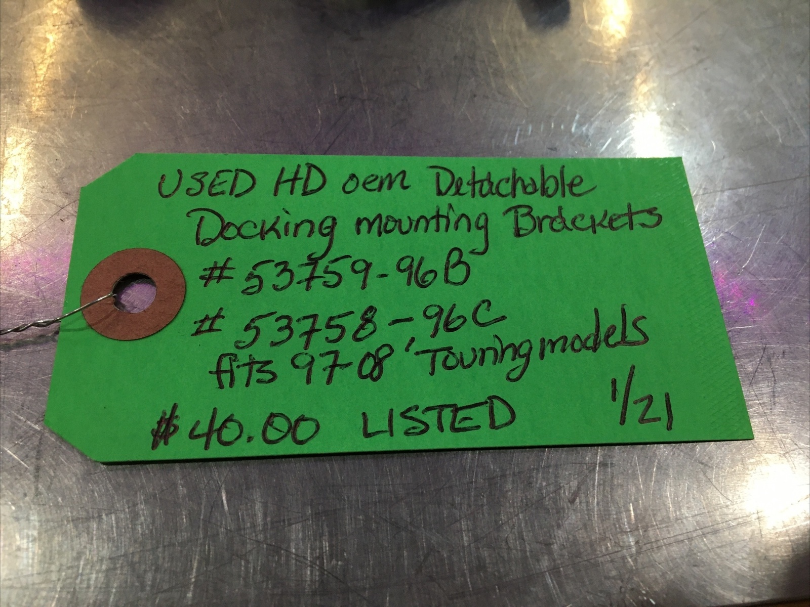 Harley Davidson oem Detachable Docking Mounting Brackets