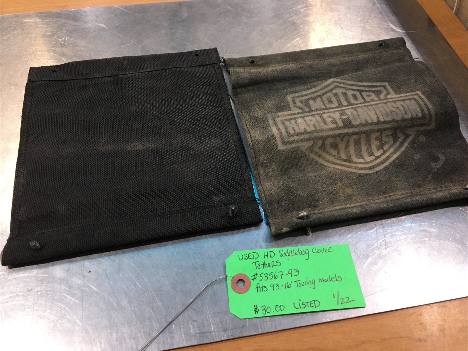 Harley Davidson Saddlebag Cover Tethers #53567-93