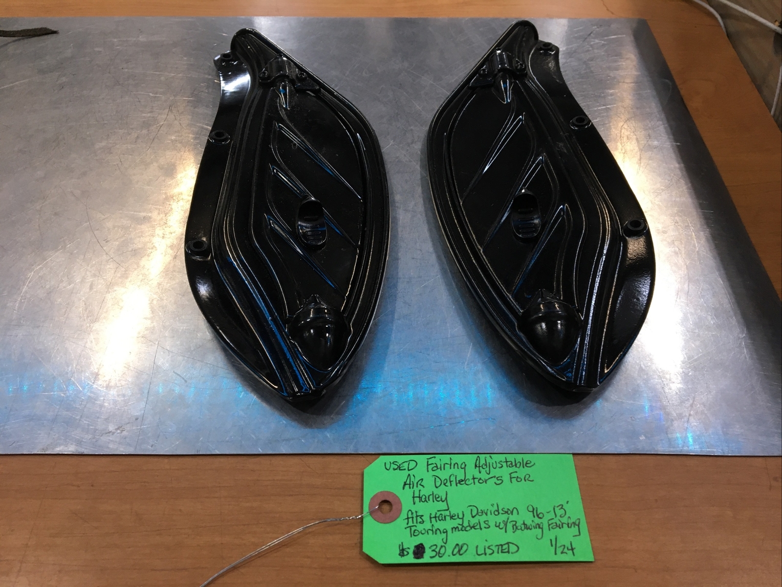 Fairing Adjustable Air Deflectors For Harley 