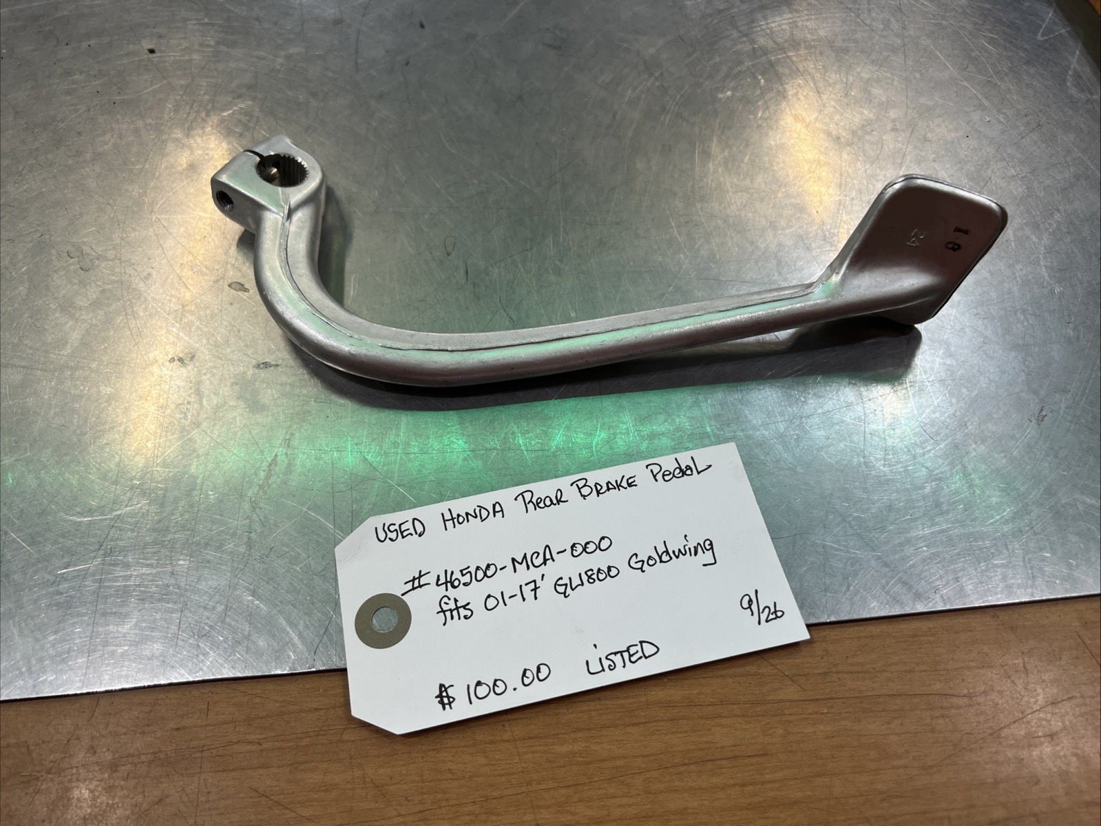 Rear Brake Pedal #46500-MCA-000 | Knobtown Cycle Kansas City