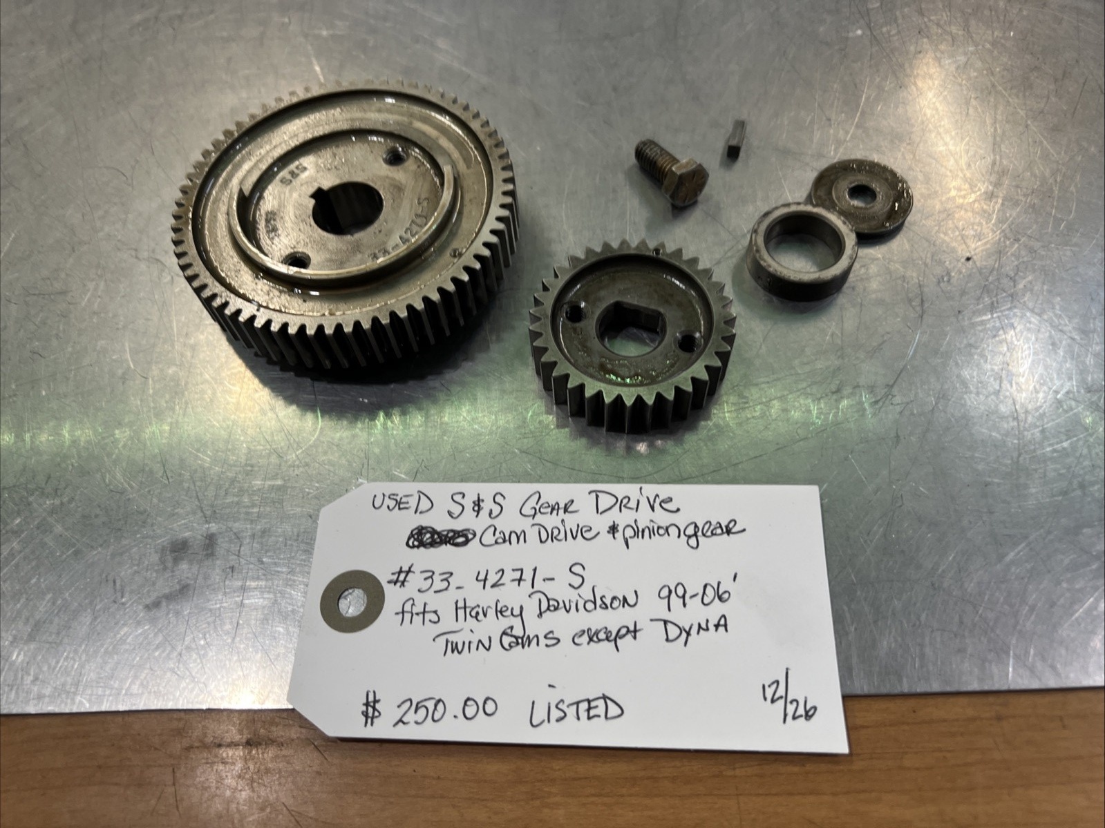 S&S Gear Drive Cam Drive & Pinion Gear #33-4271-S