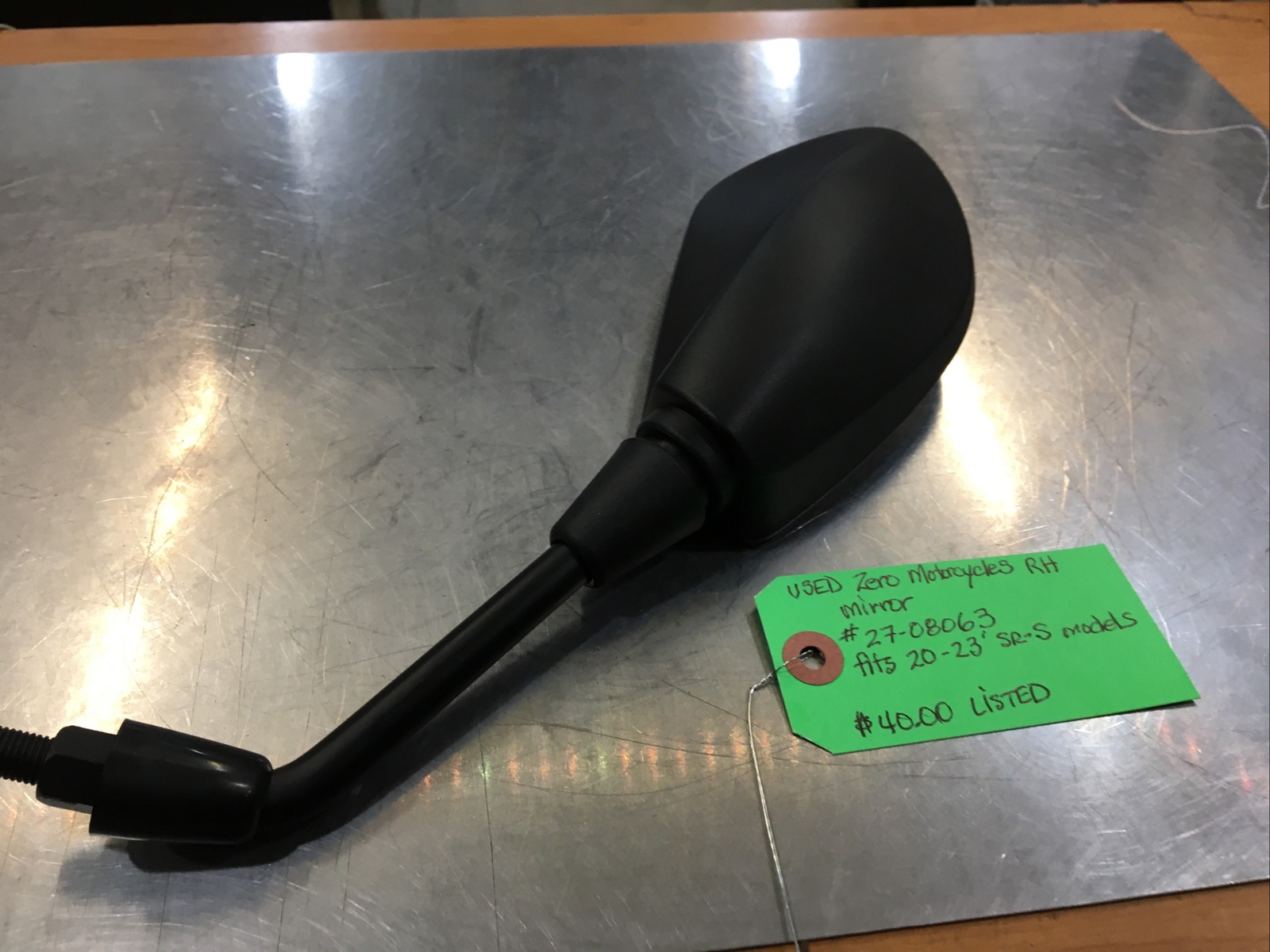 Zero Motorcycle RH Mirror #27-08063 | Knobtown Cycle