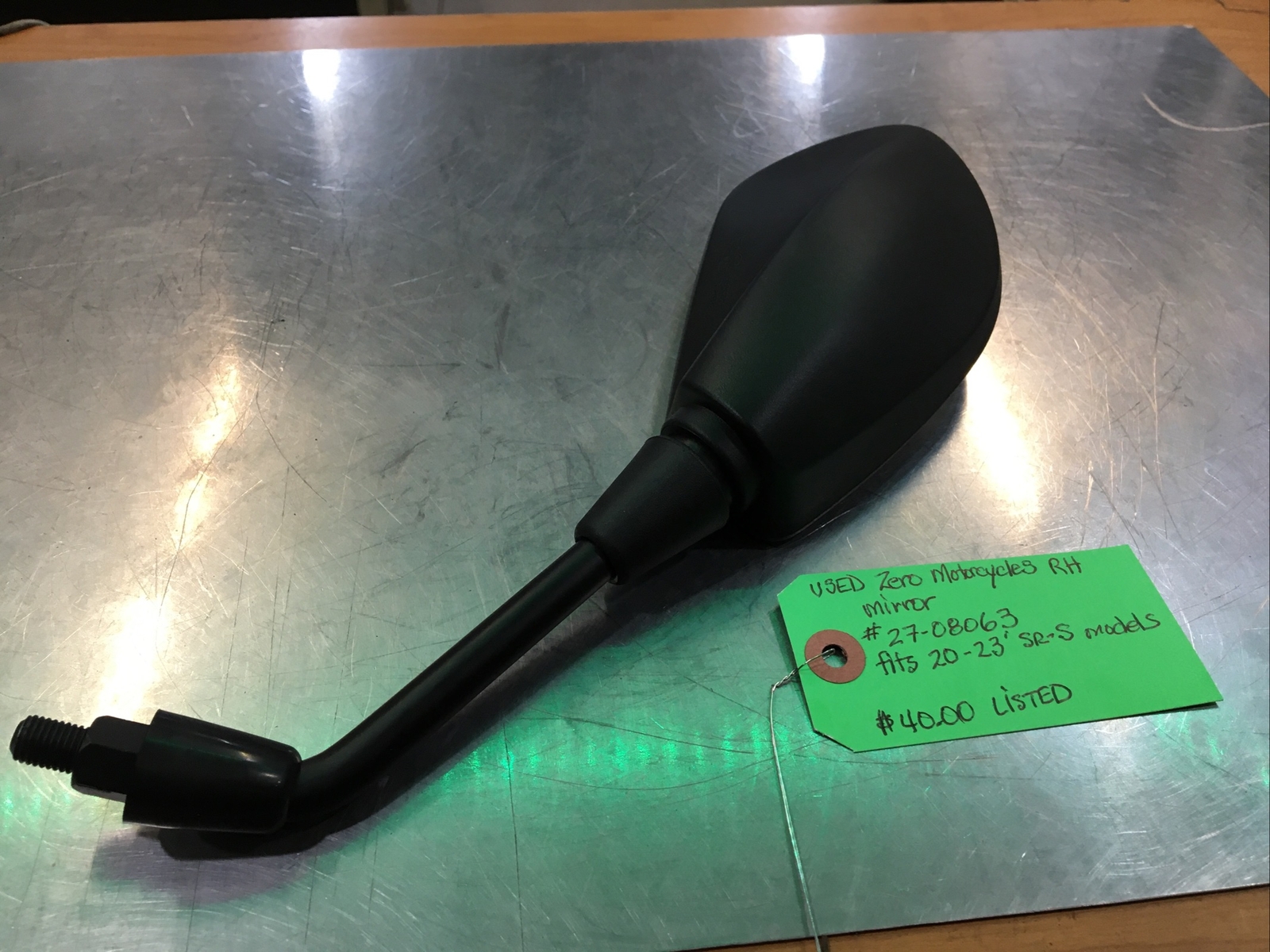 Zero Motorcycle RH Mirror #27-08063 | Knobtown Cycle