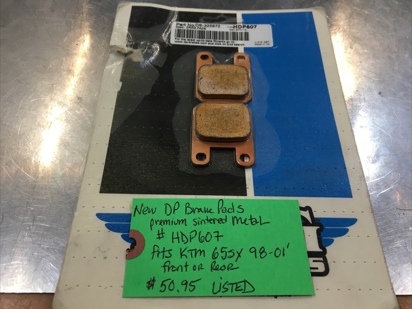 DP Brake Pads Premium Sintered Metal #HDP607