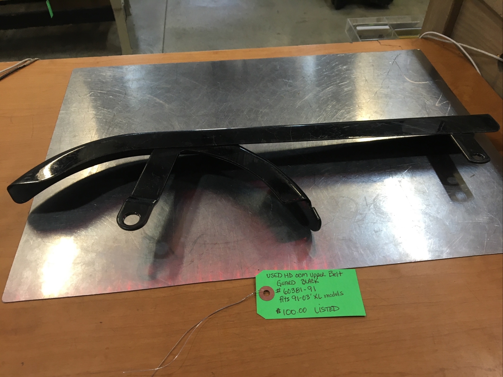 Harley Davidson oem Upper Belt Guard Black #60381-91