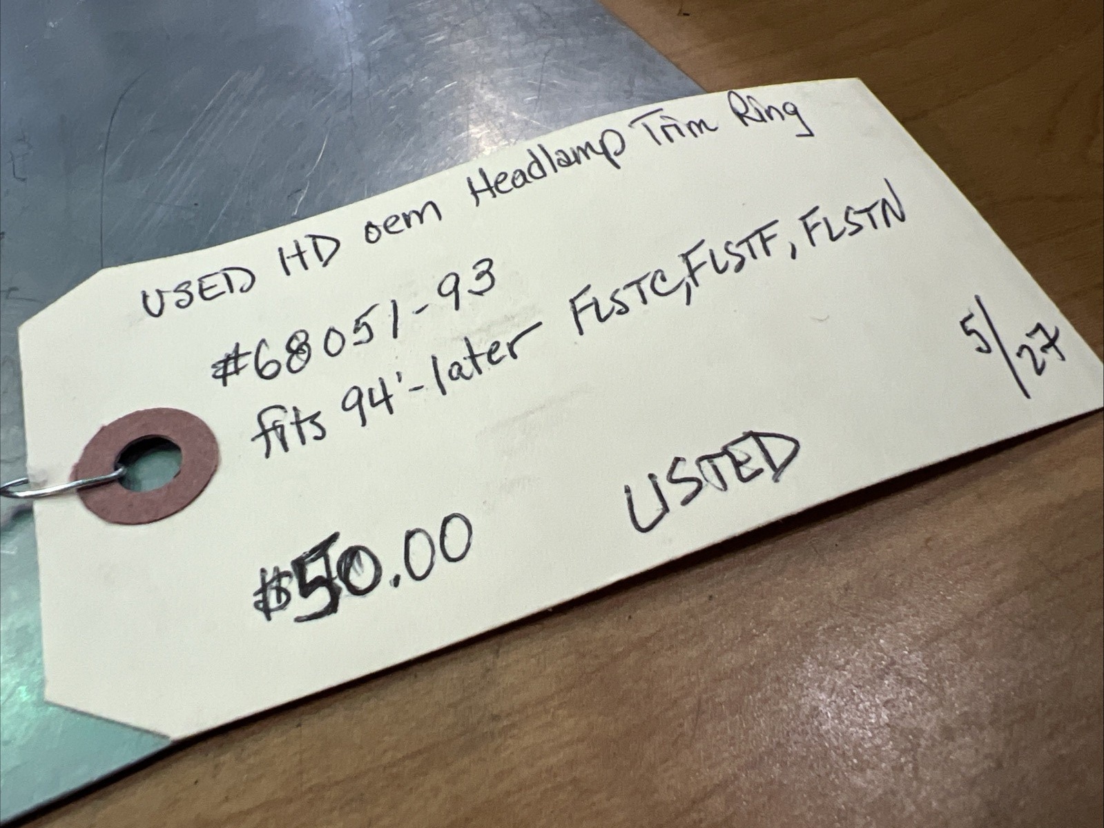 Harley Davidson oem Headlamp Trim Ring #68051-93