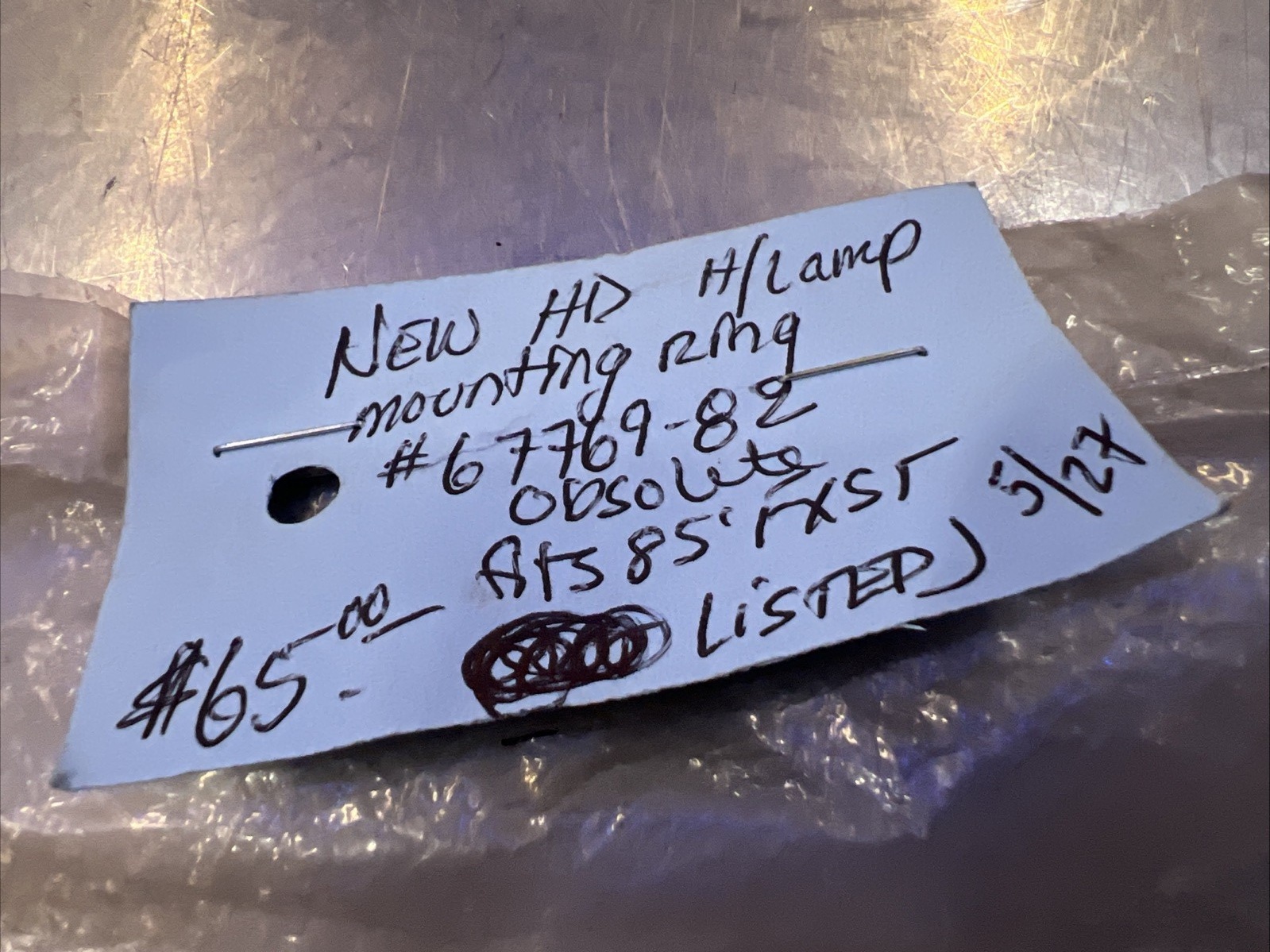 Harley Davidson oem Headlamp Mounting Ring #67769-82