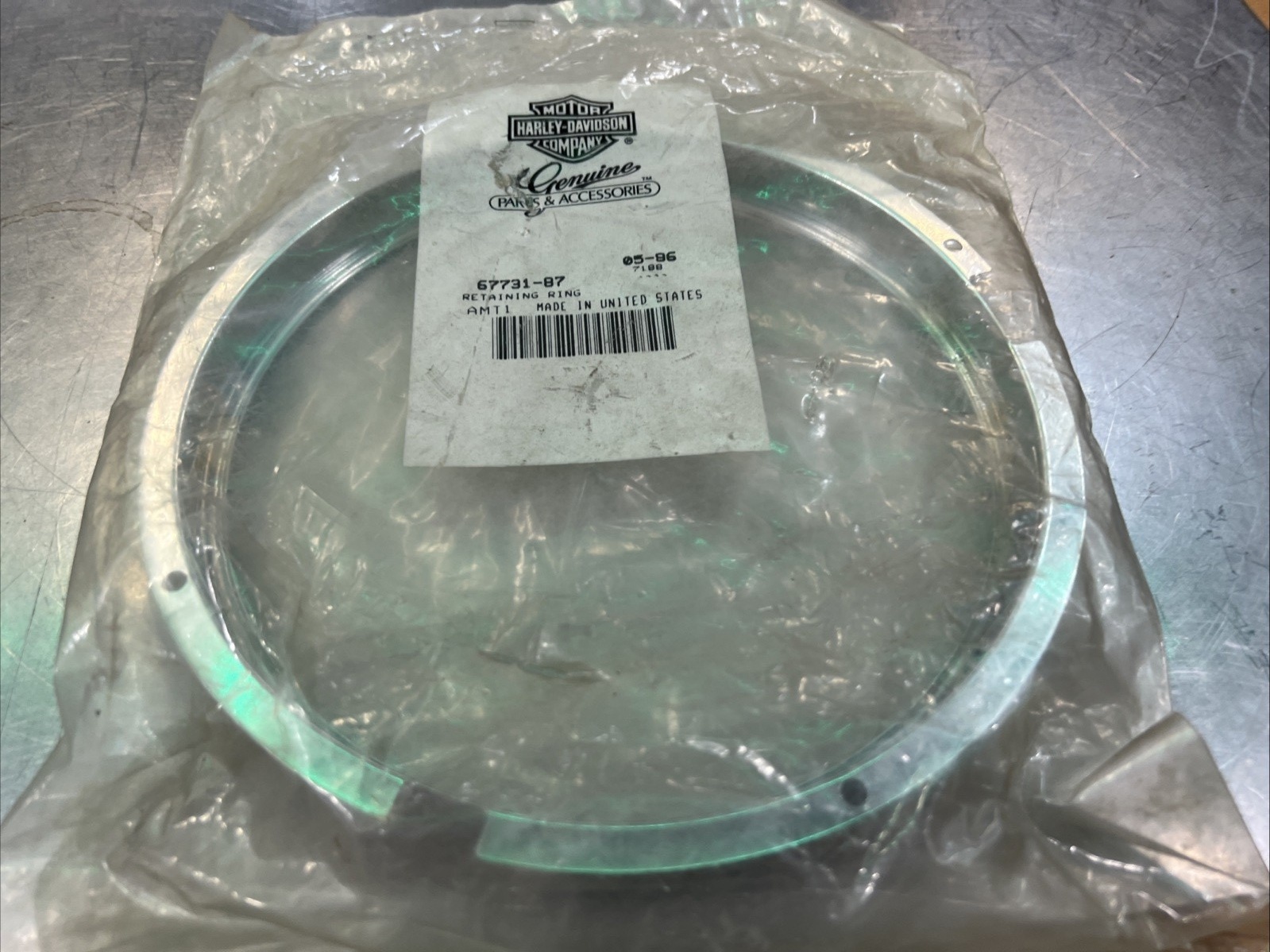 Harley Davidson oem Headlight Retaining Ring #67731-87
