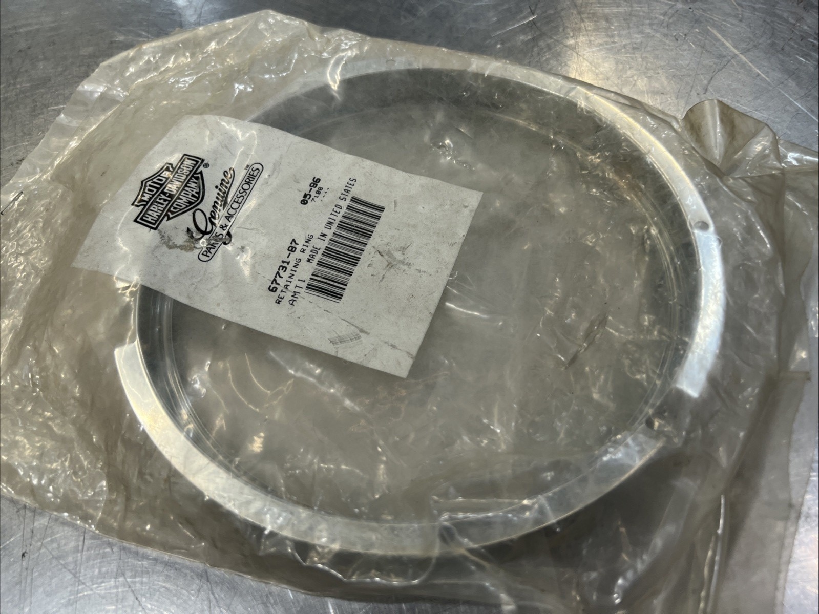 Harley Davidson oem Headlight Retaining Ring #67731-87