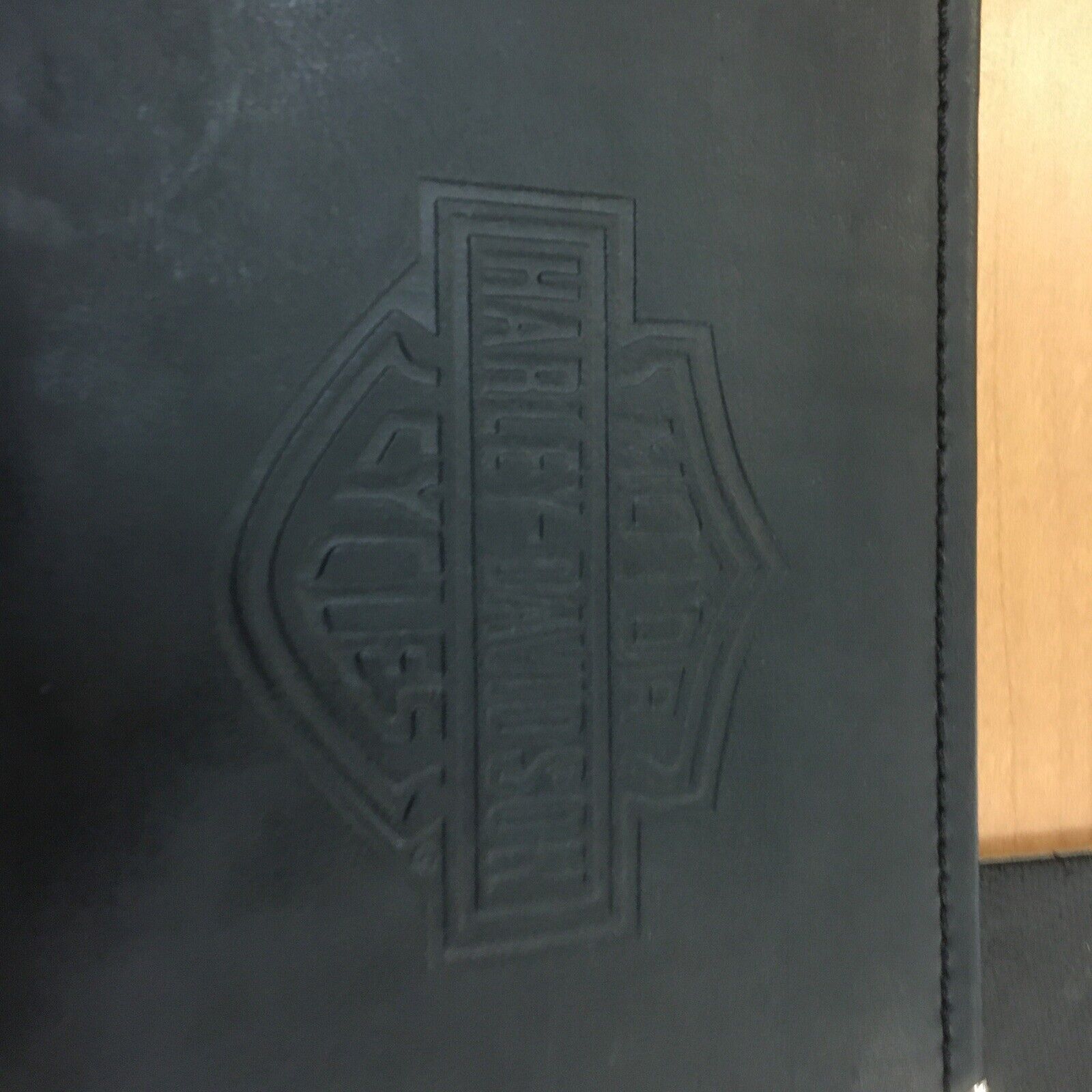 Harley Davidson 5”x7” leather folder/frame document