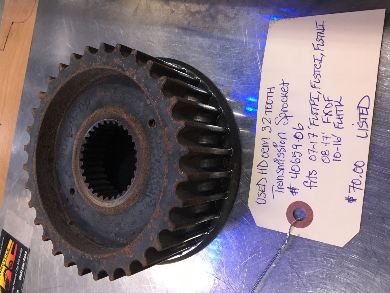 Harley Davidson oem 32 Tooth Transmission Sprocket #40659-06