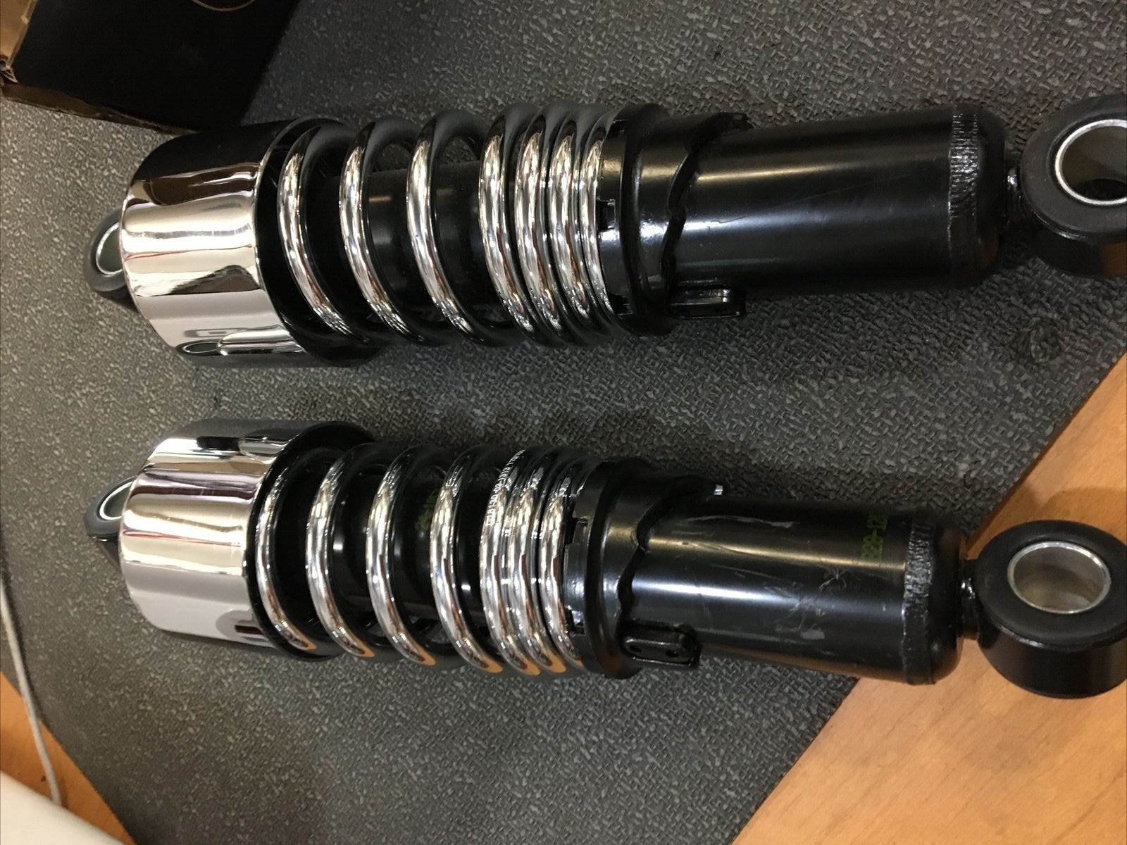Burly 10.5” Chrome slammer shocks #B28-1203
