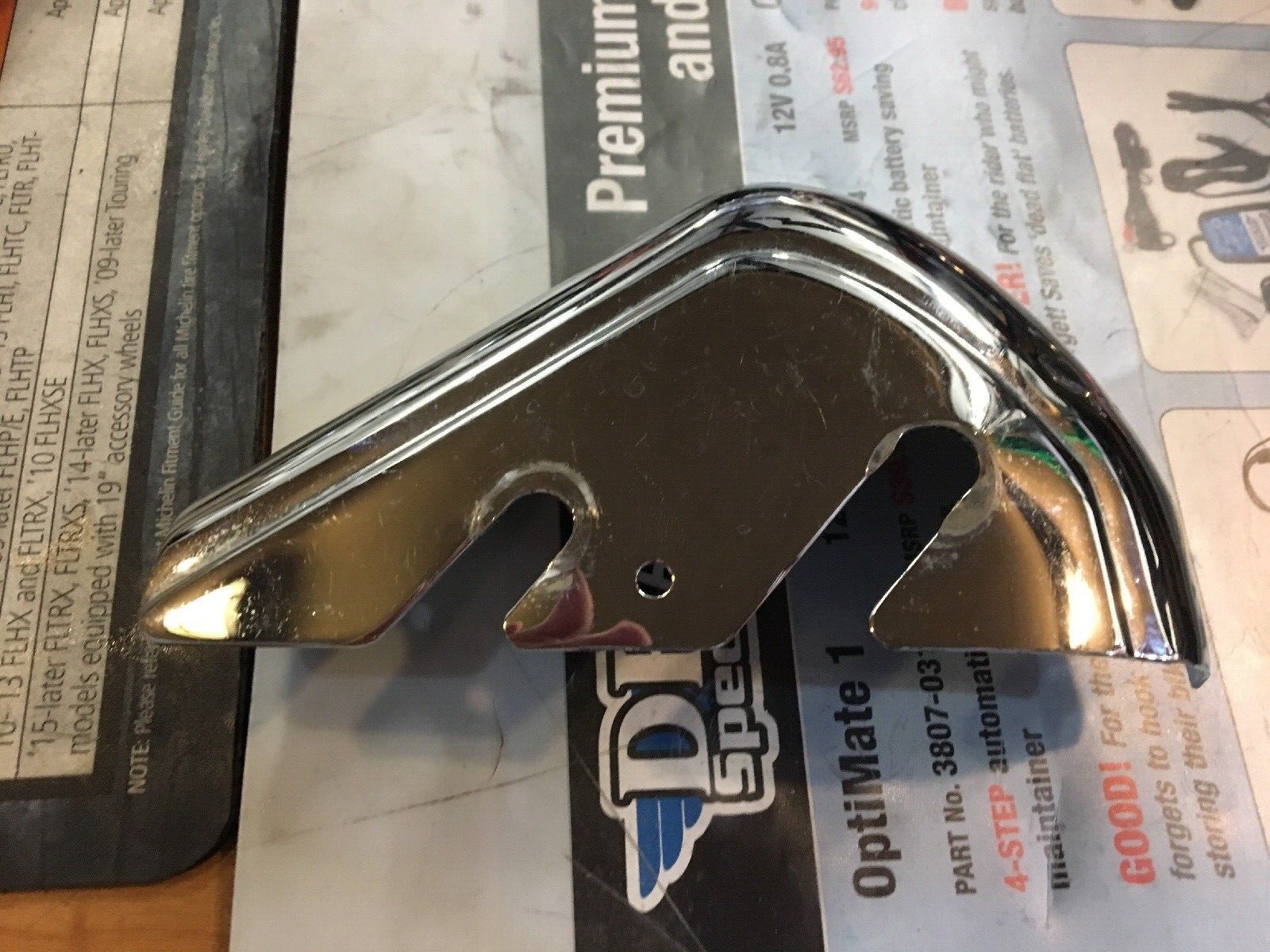 Chrome Rear Master Cylinder Cover For HD | Knobtown Cycle