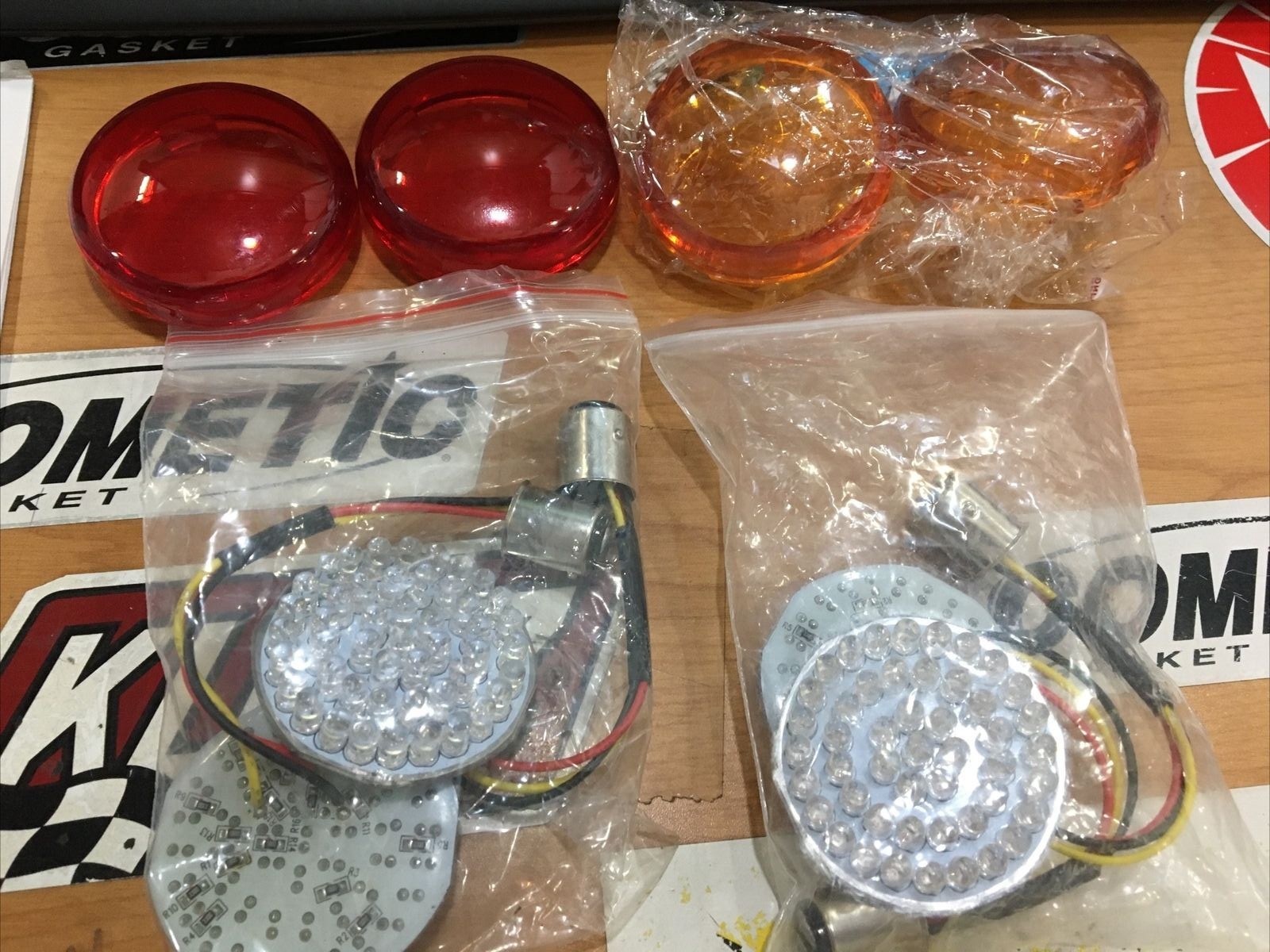 2” LED Turn Signal Inserts 1157 Front And Rear #8748TS-4