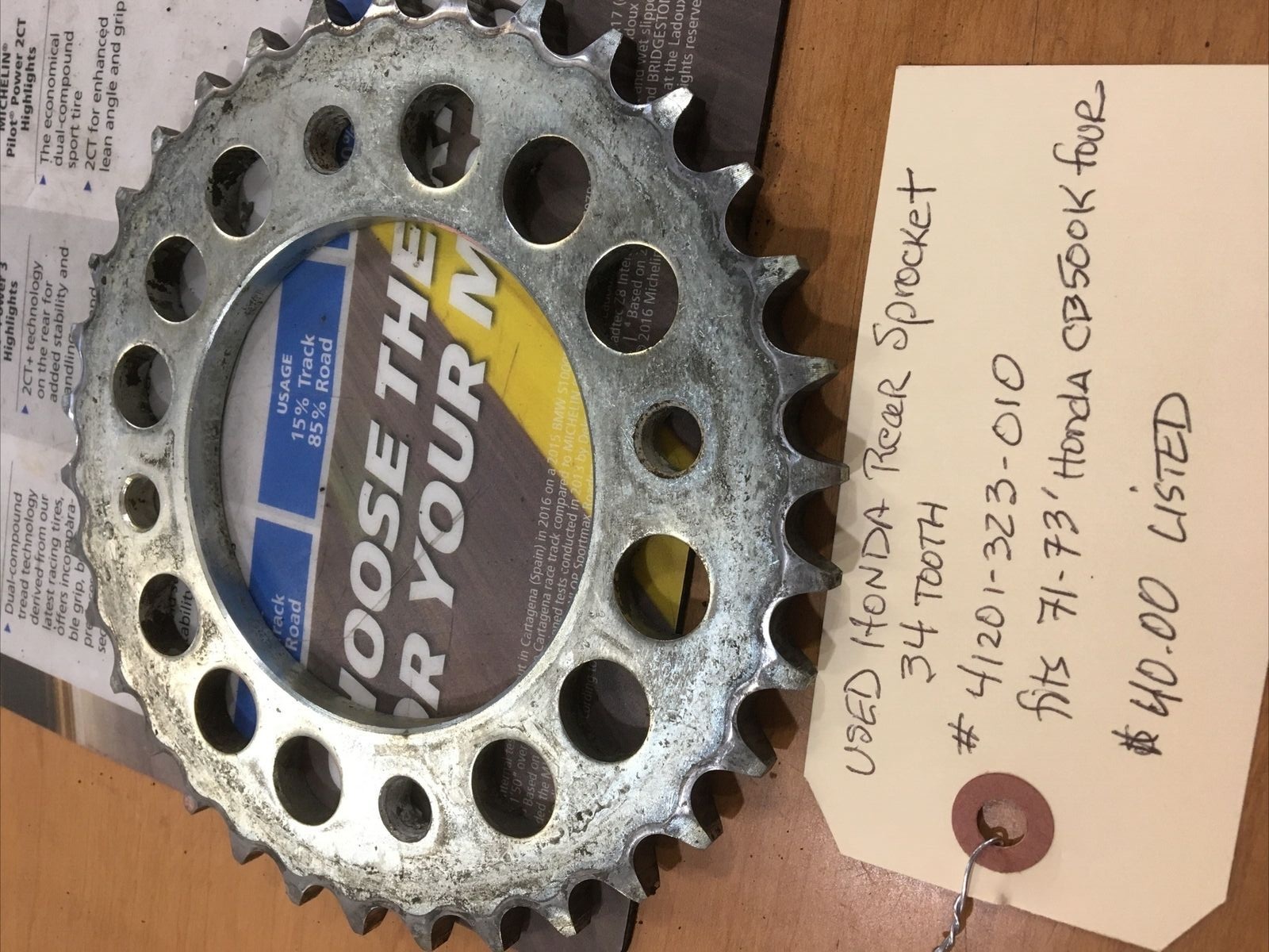 Rear Sprocket 34 Tooth #41201-323-010 | Knobtown Cycle