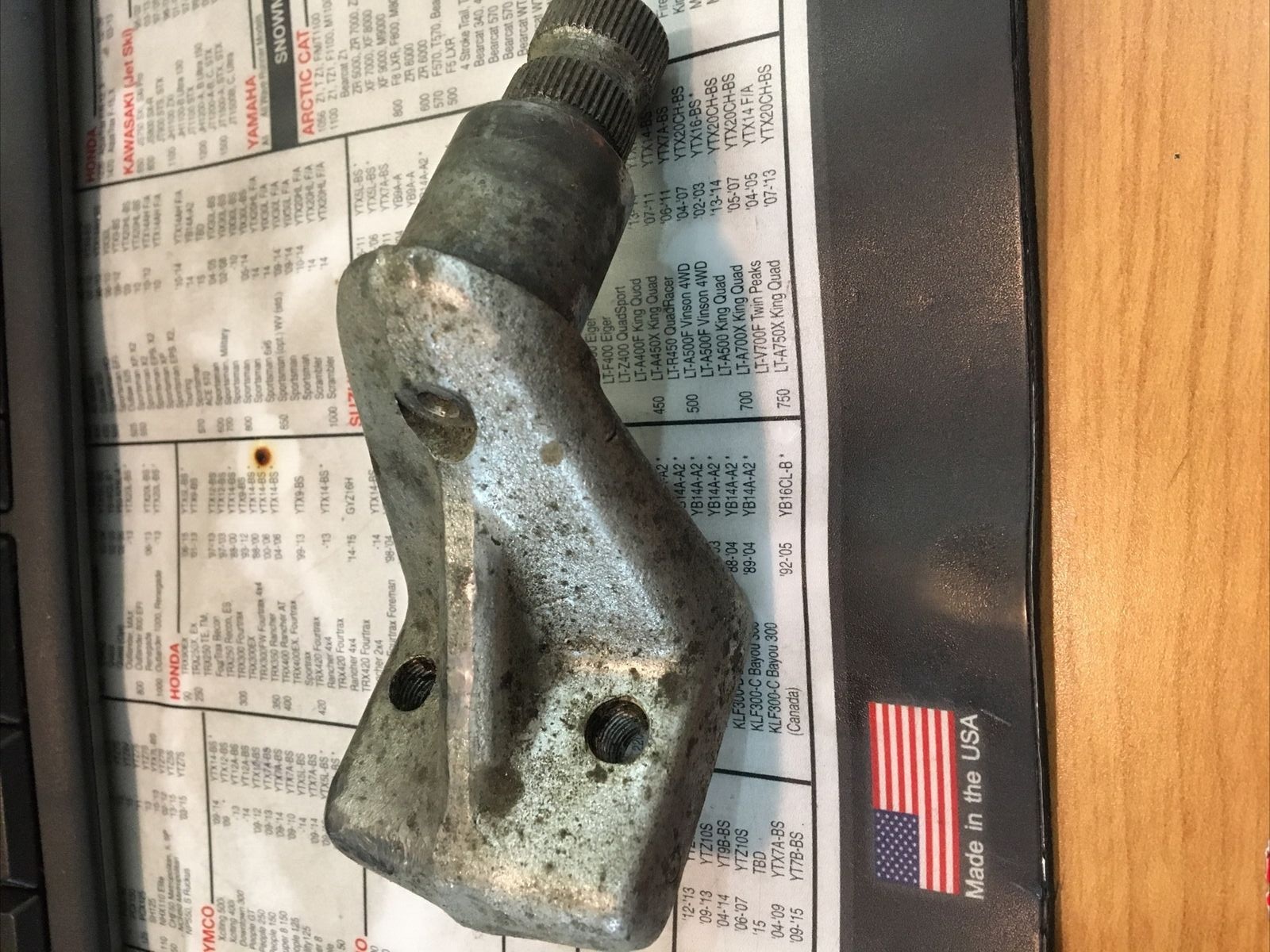 Harley Davidson OEM mid control RH footpeg bracket #50531-81