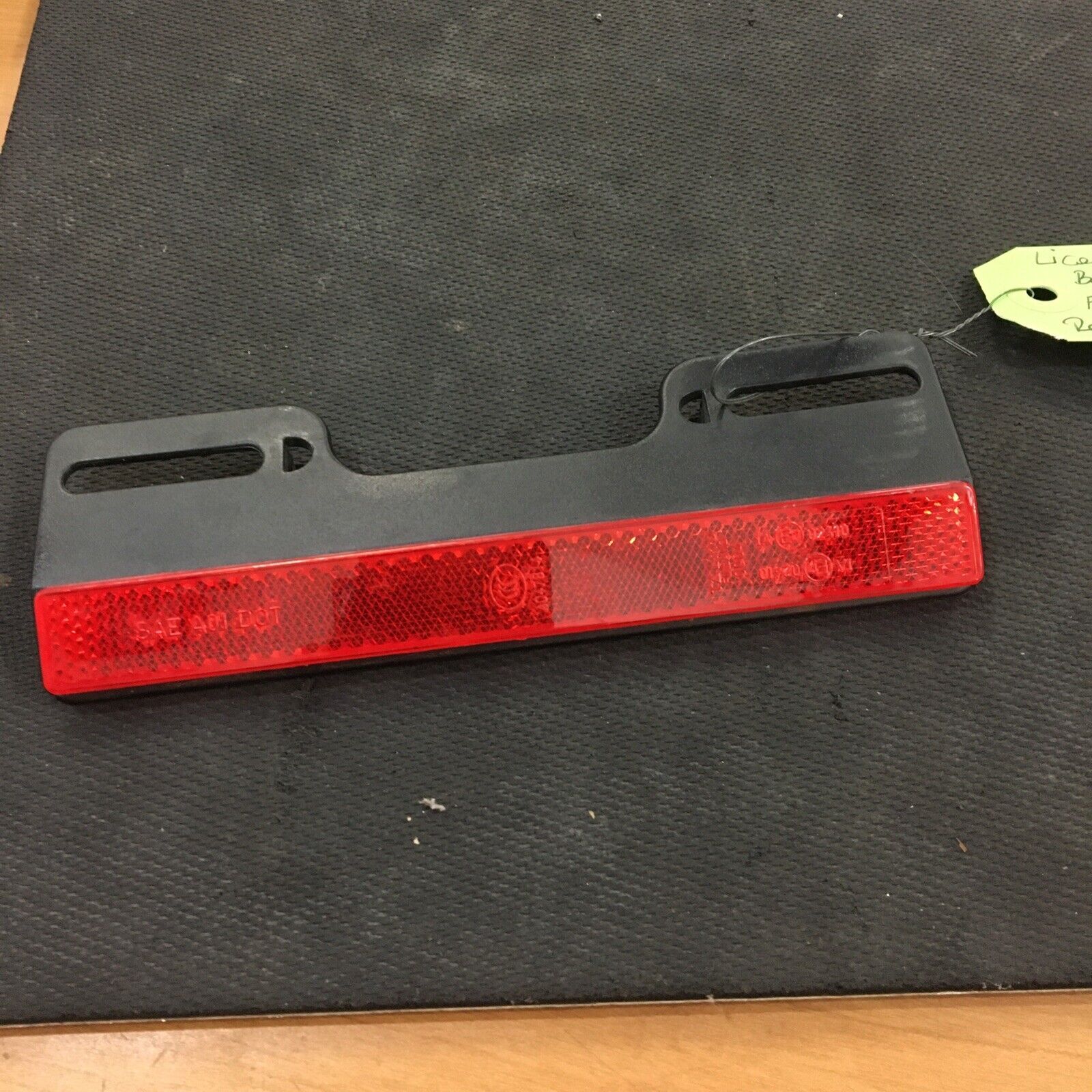 Harley Davidson OEM license plate reflector bracket