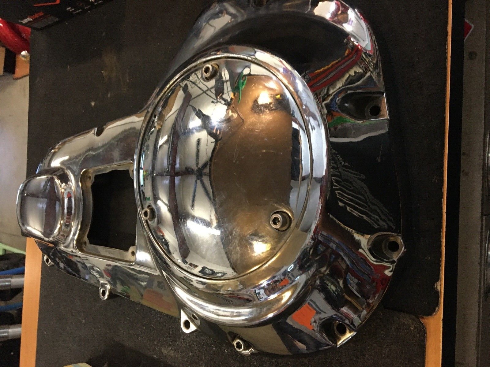 Chrome Outer Primary Cover #60665-94 | Knobtown Cycle