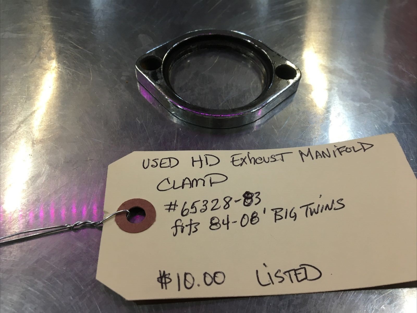 Harley Davidson Exhaust Manifold Clamp #65328-83