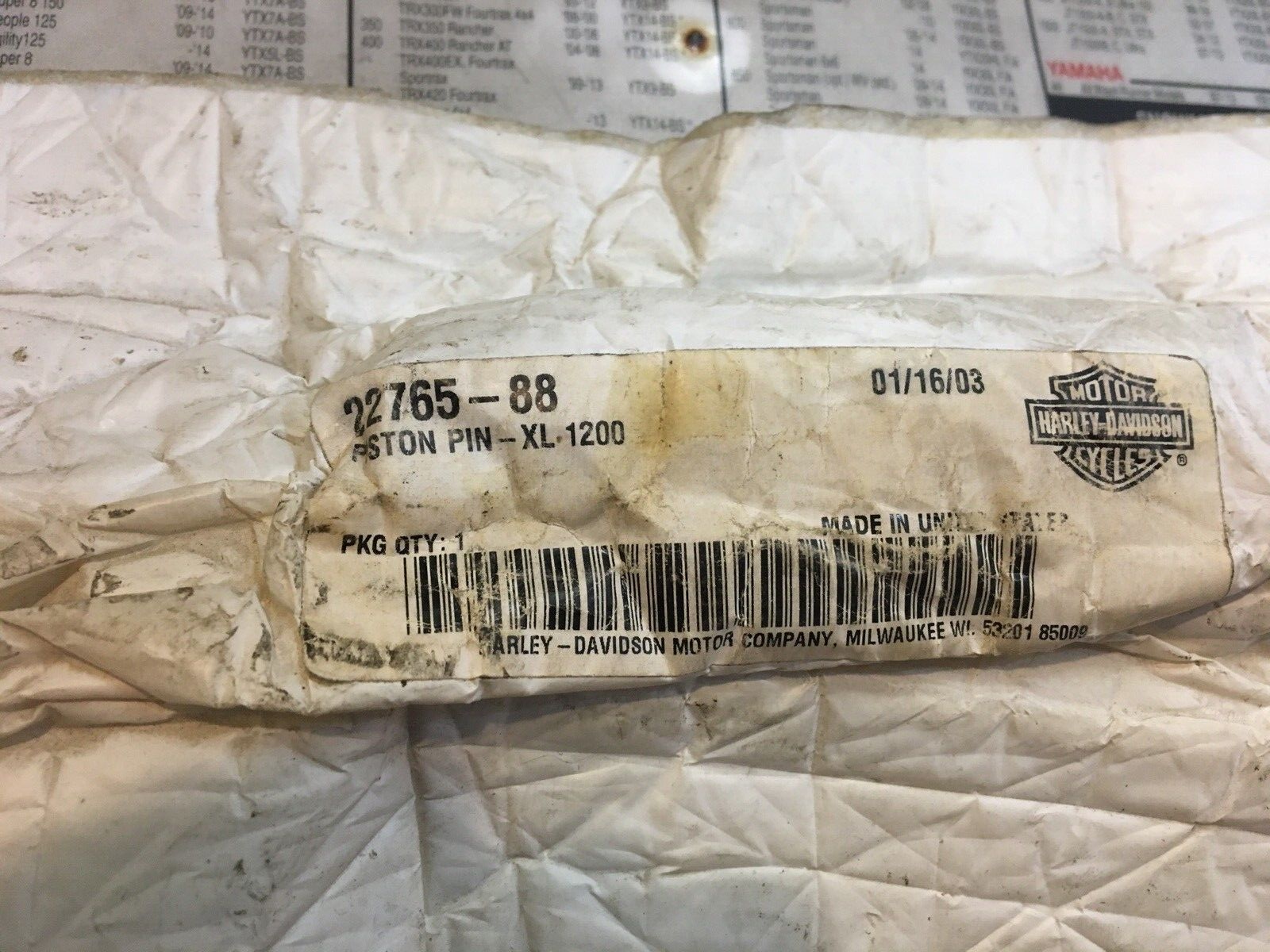 Harley Davidson OEM Piston Pin #22765-88 | Knobtown Cycle