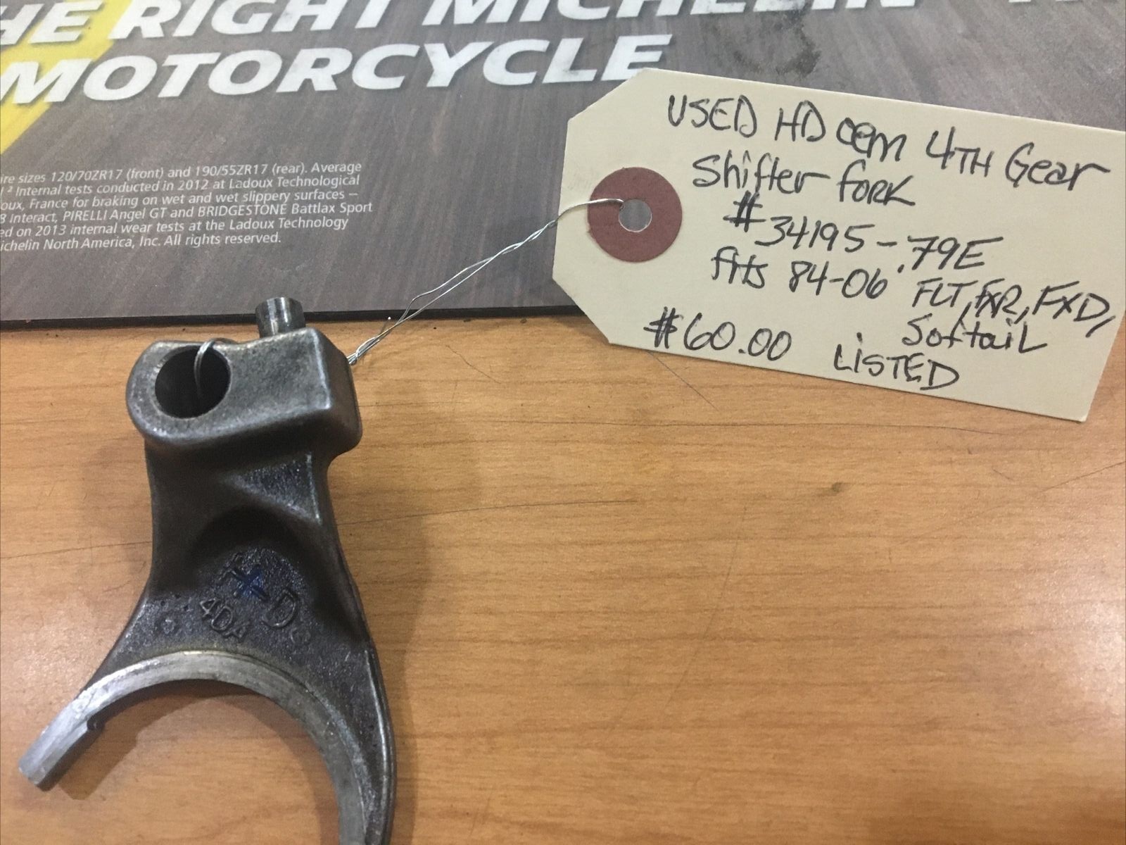 Harley Davidson Oem 4th Gear Shifter Fork #34195-79E