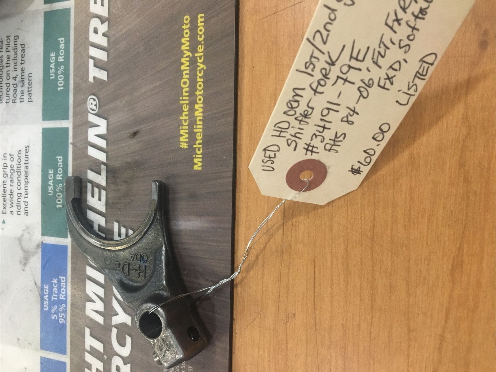 Harley Davidson Oem 1st/2nd Gear Shifter Fork #34191-79E