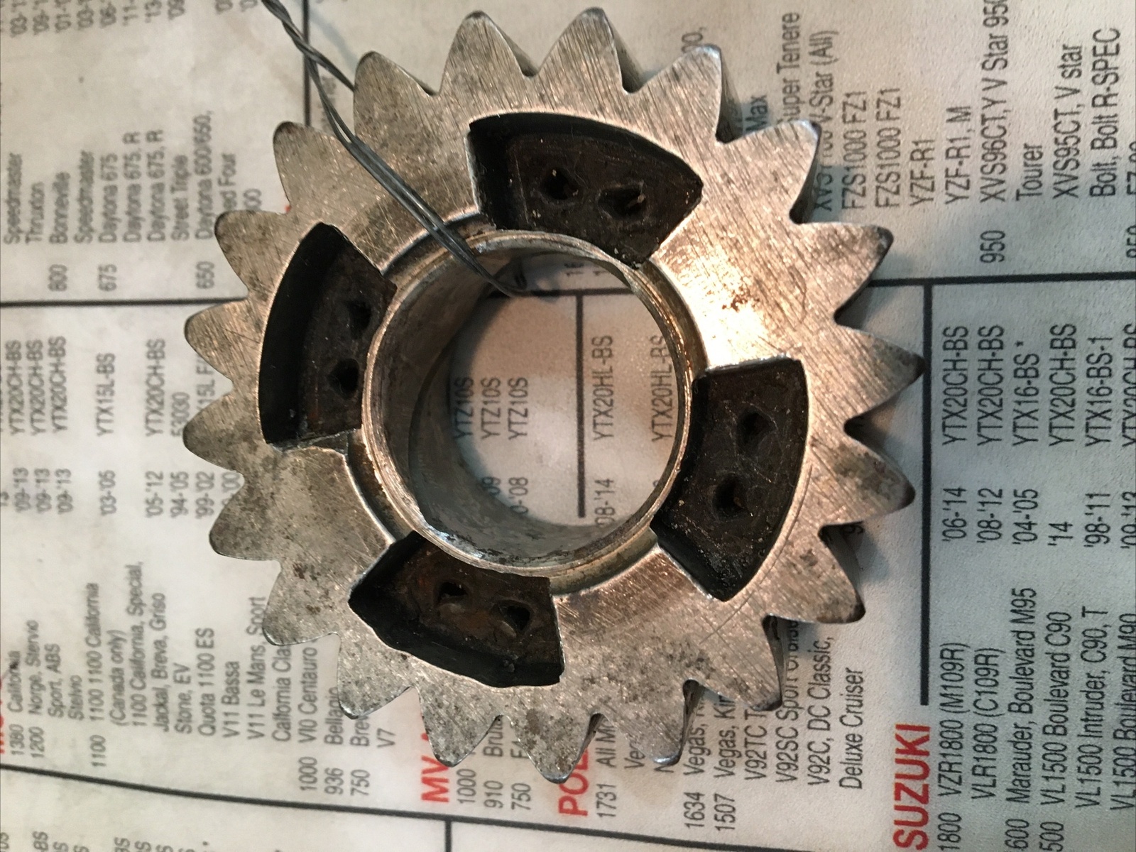 Harley Davidson countershaft 2nd gear #35750-58