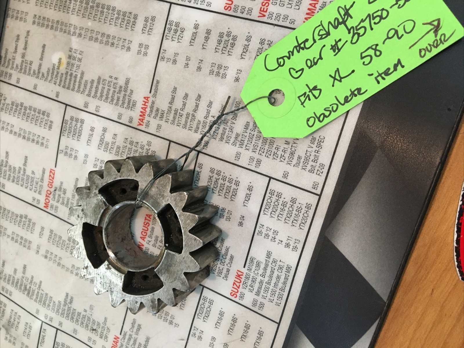 New Motorcycle Parts, New Parts