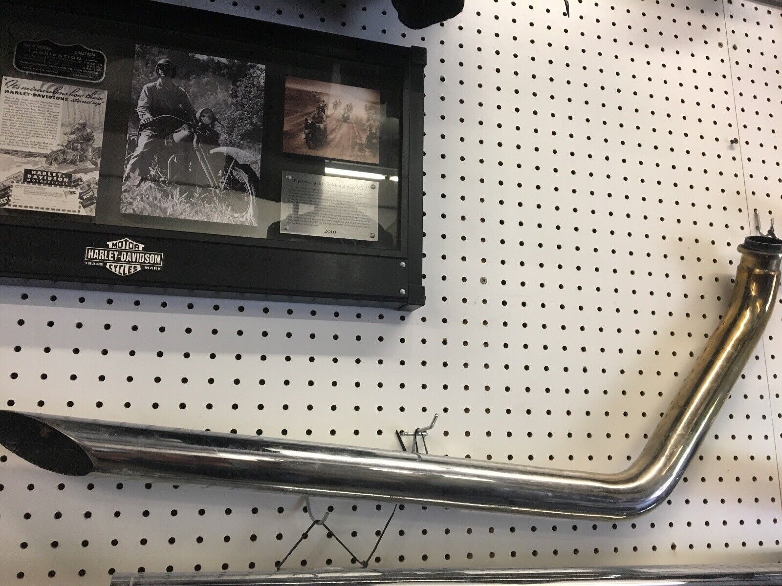 Front Exhaust Drag Pipe 1-3/4” Shovelhead | Knobtown Cycle