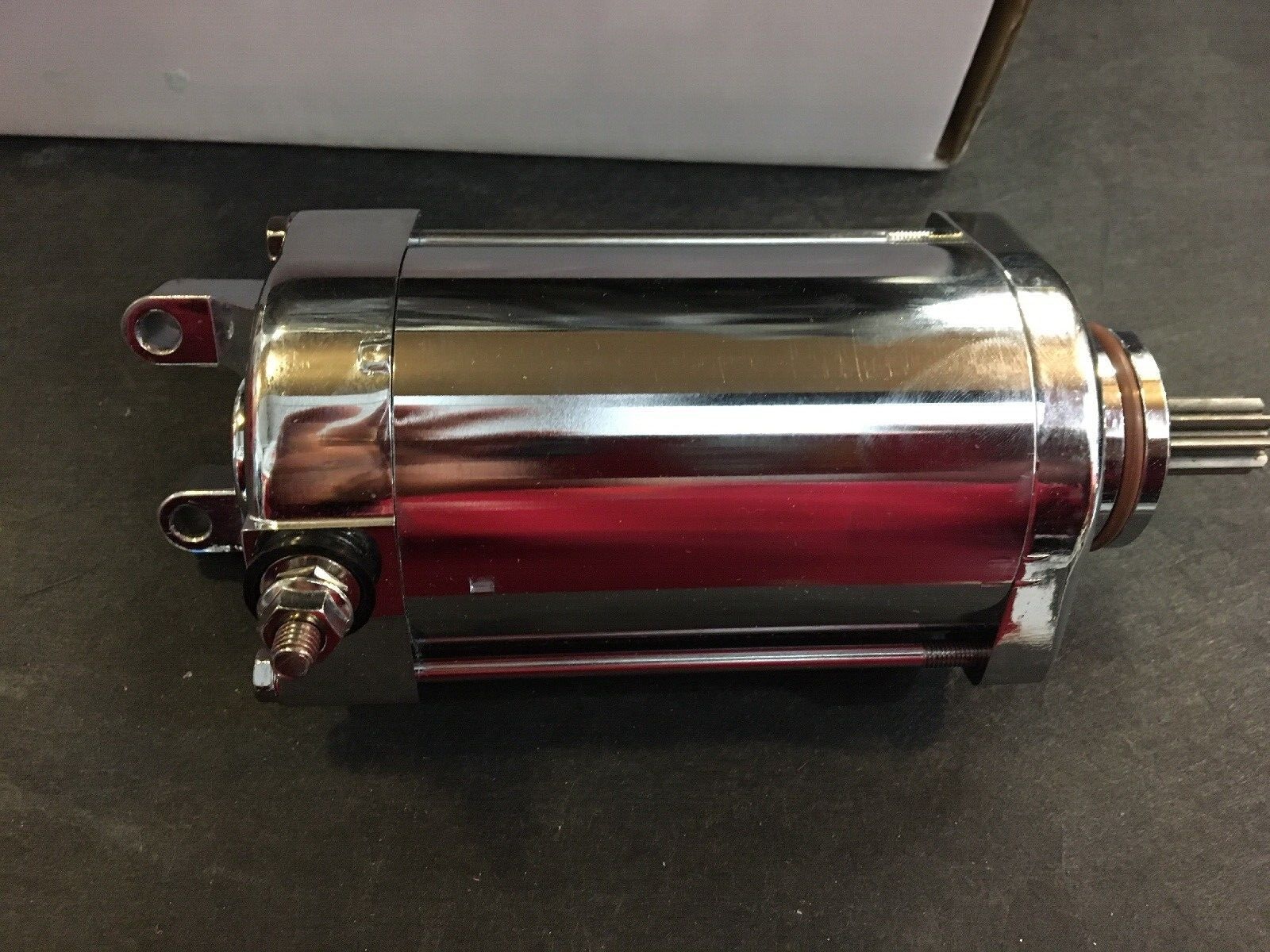 Chrome Starter Motor #18478NC | Knobtown Cycle Kansas City