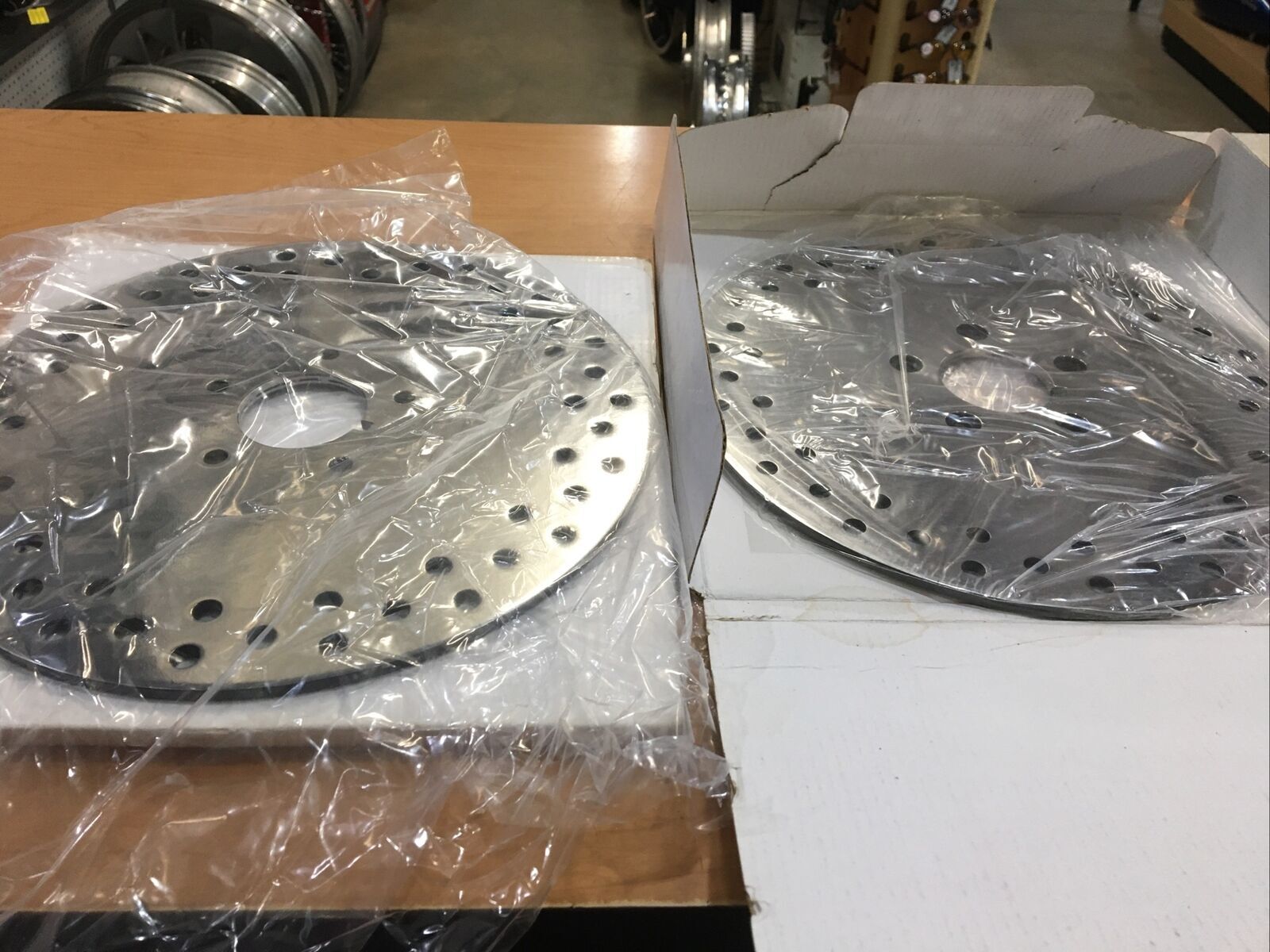 Stainless steel chrome front rotors 11.5” | Knobtown Cycle