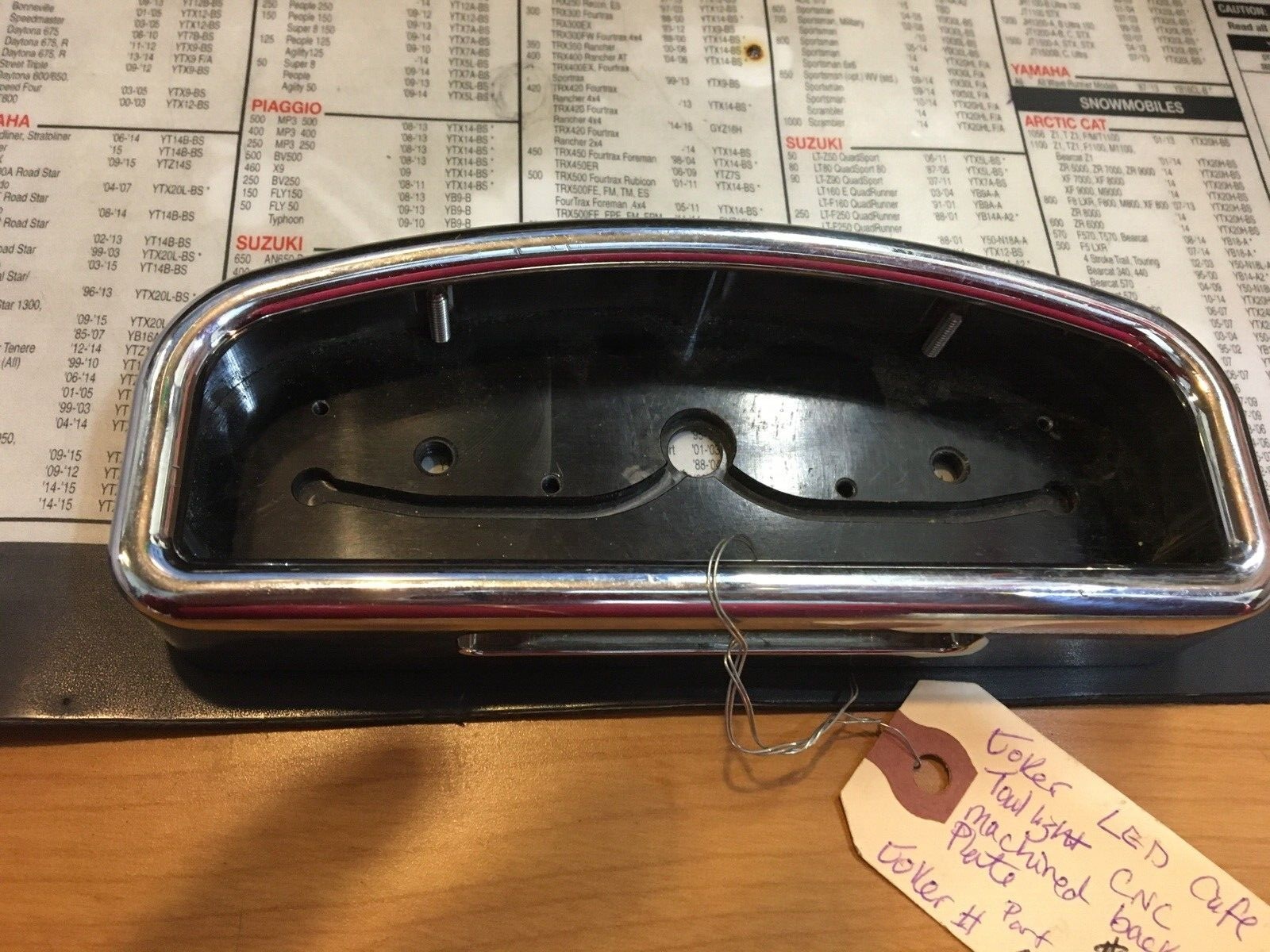 Chrome Taillight Housing #922537 | Knobtown Cycle