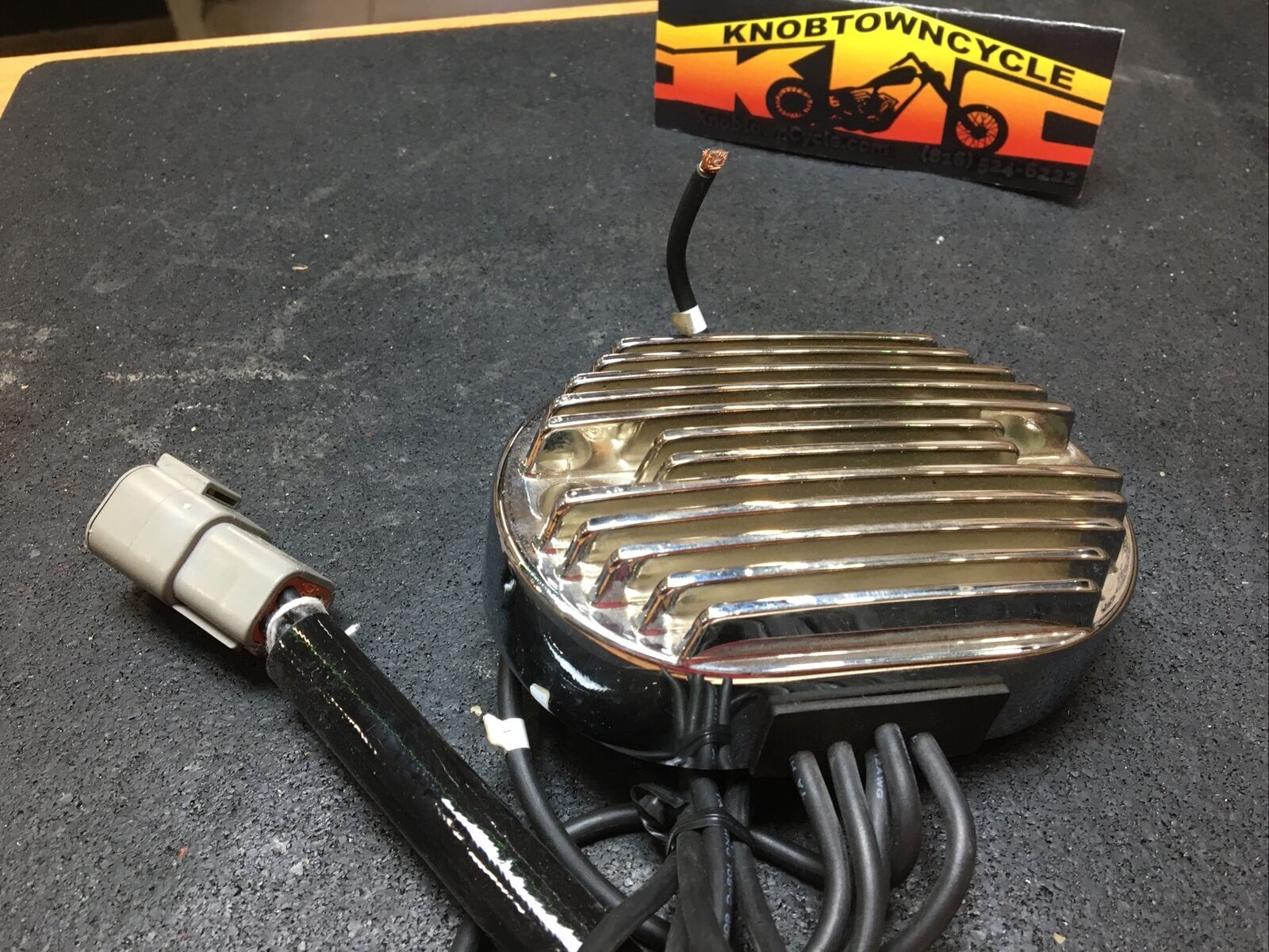 Chrome Voltage Regulator For Harley | Knobtown Cycle